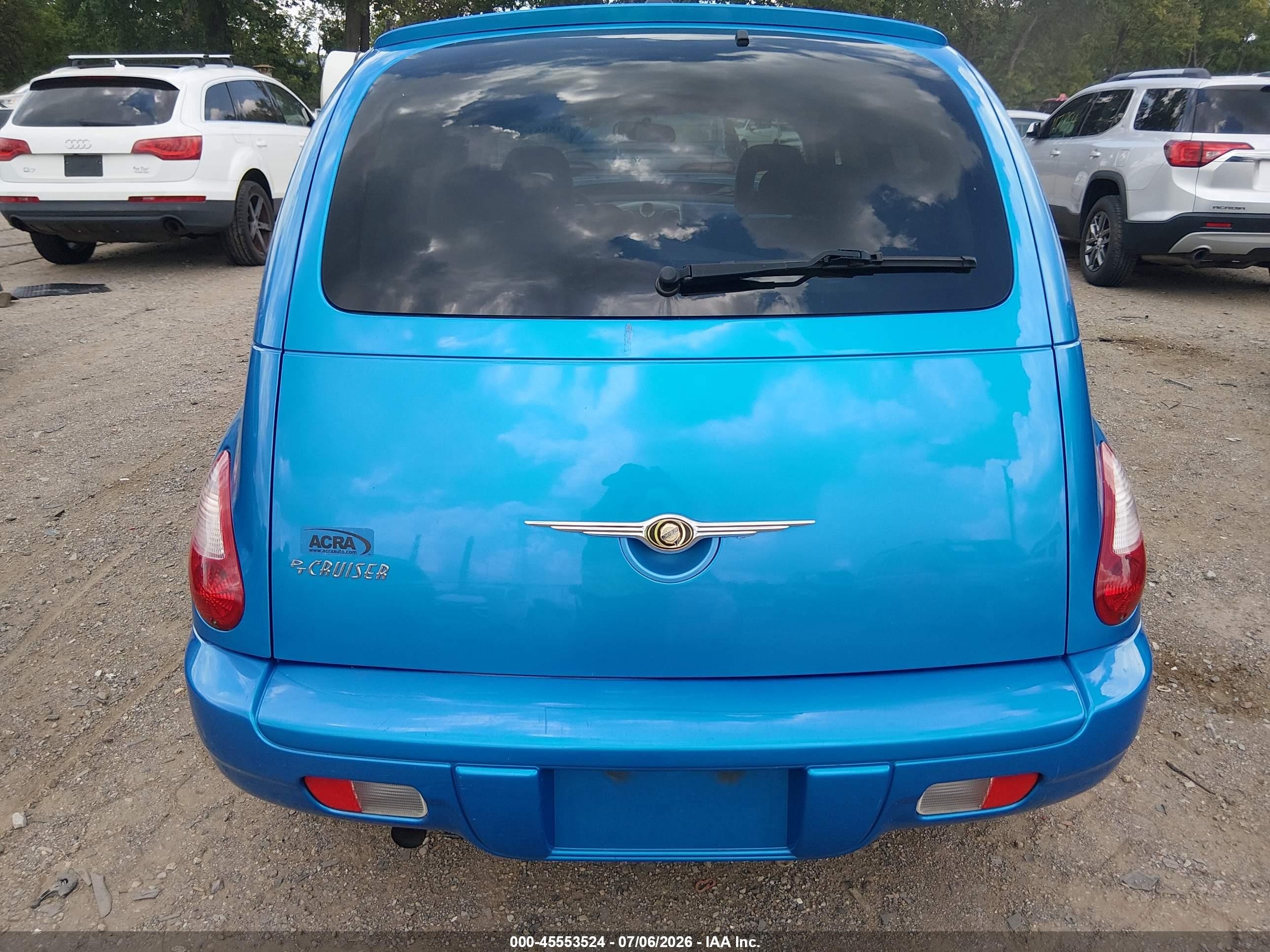 2008 Chrysler Pt Cruiser Lx Blue vin: 3A8FY48B28T153695
