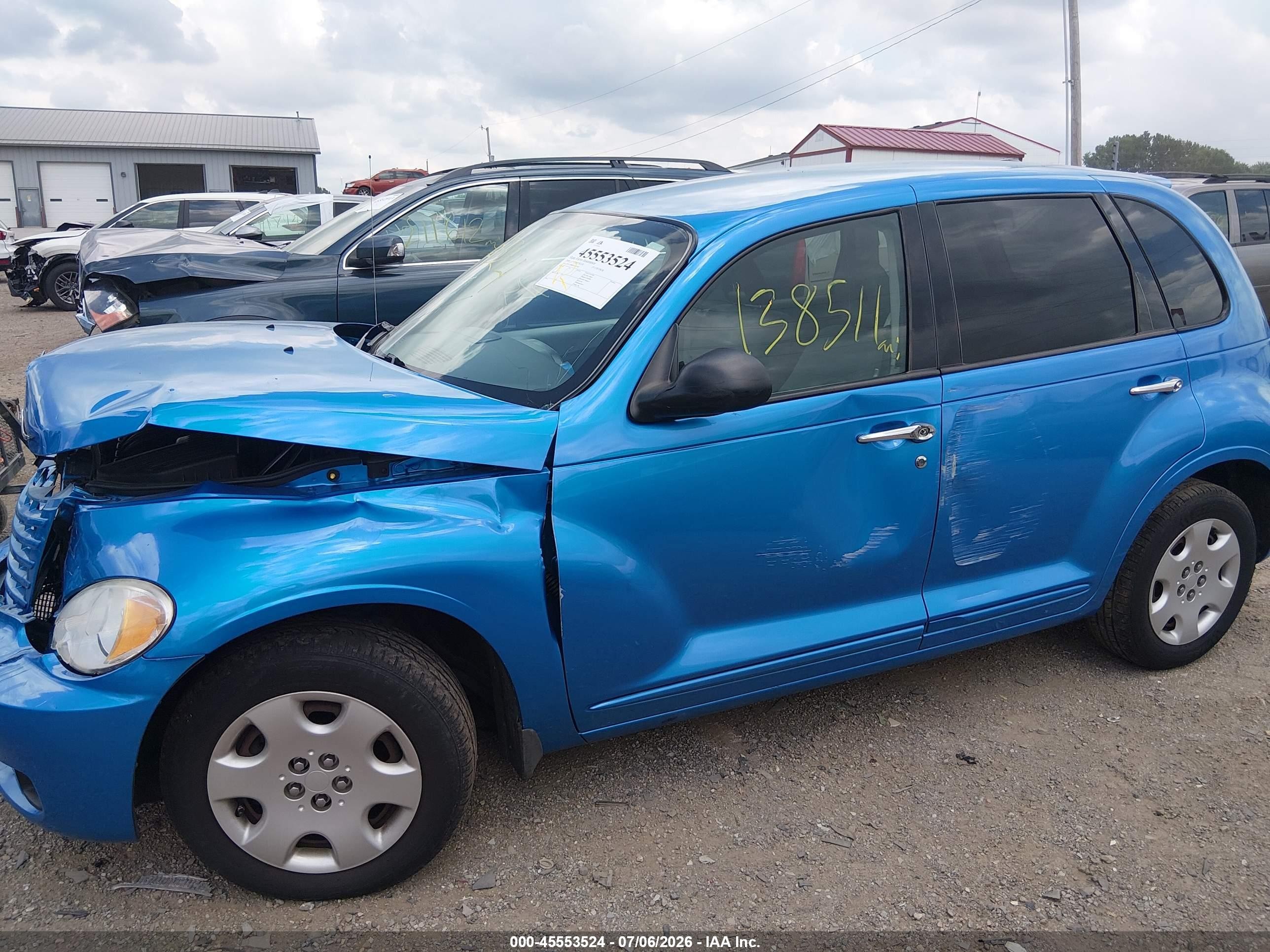 2008 Chrysler Pt Cruiser Lx Blue vin: 3A8FY48B28T153695