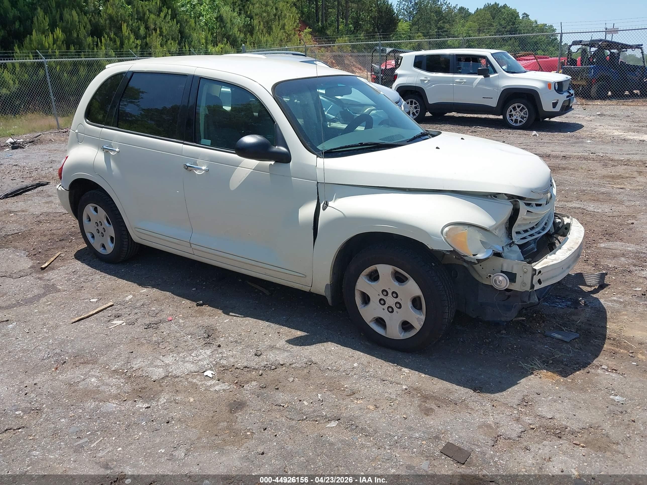 2008 Chrysler Pt Cruiser Lx White vin: 3A8FY48B48T135635