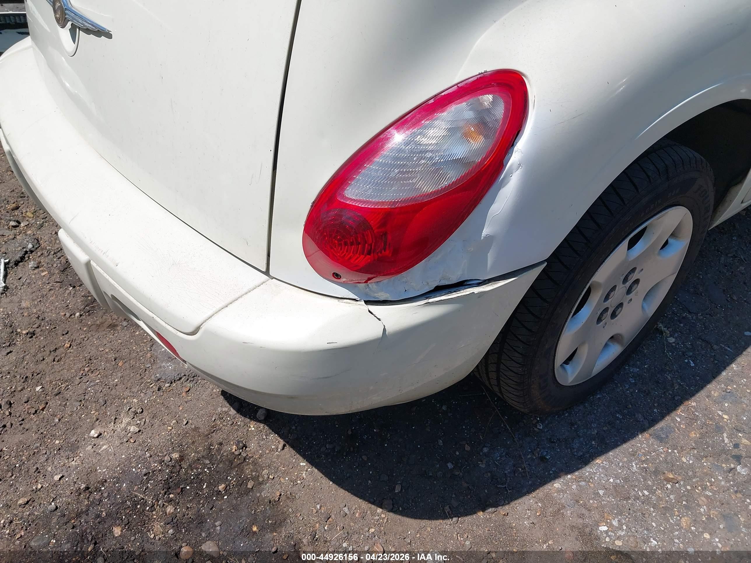 2008 Chrysler Pt Cruiser Lx White vin: 3A8FY48B48T135635