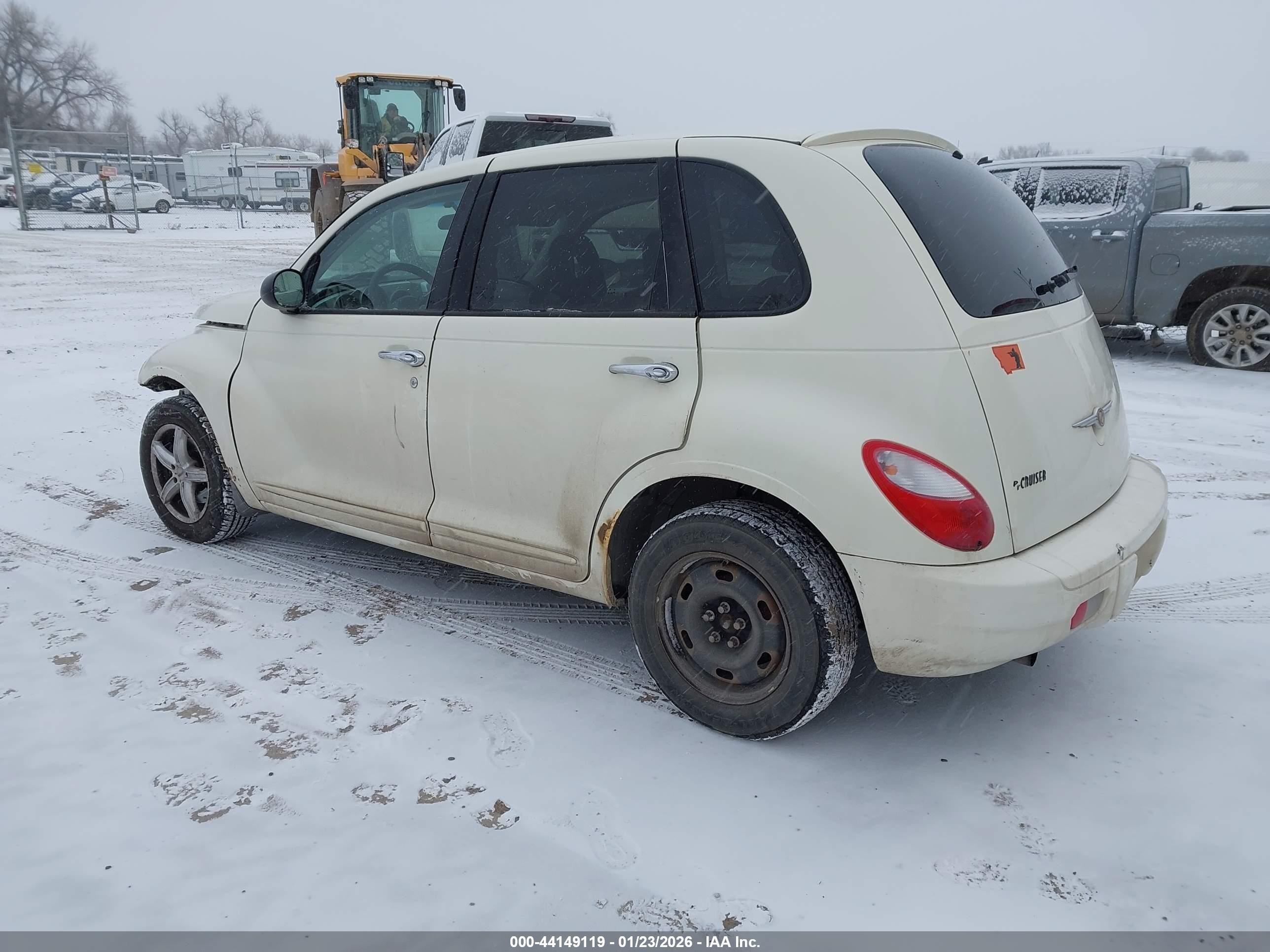 2008 Chrysler Pt Cruiser Lx White vin: 3A8FY48B48T148398