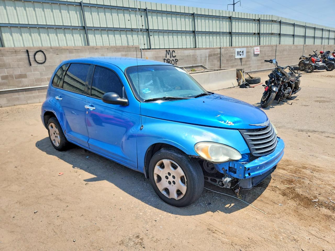 2008 Chrysler Pt Cruiser Blue vin: 3A8FY48B48T214741