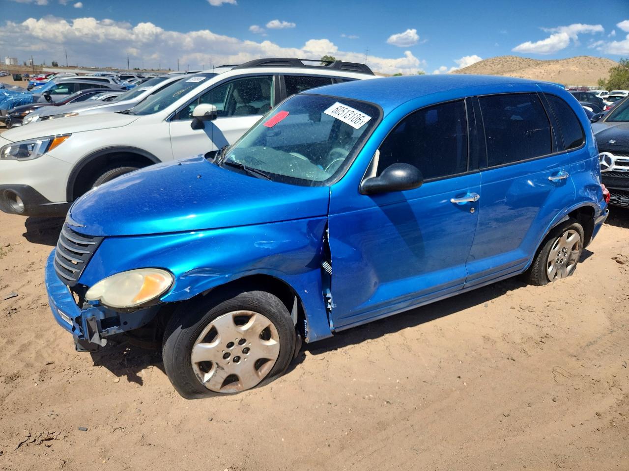 2008 Chrysler Pt Cruiser Blue vin: 3A8FY48B48T214741