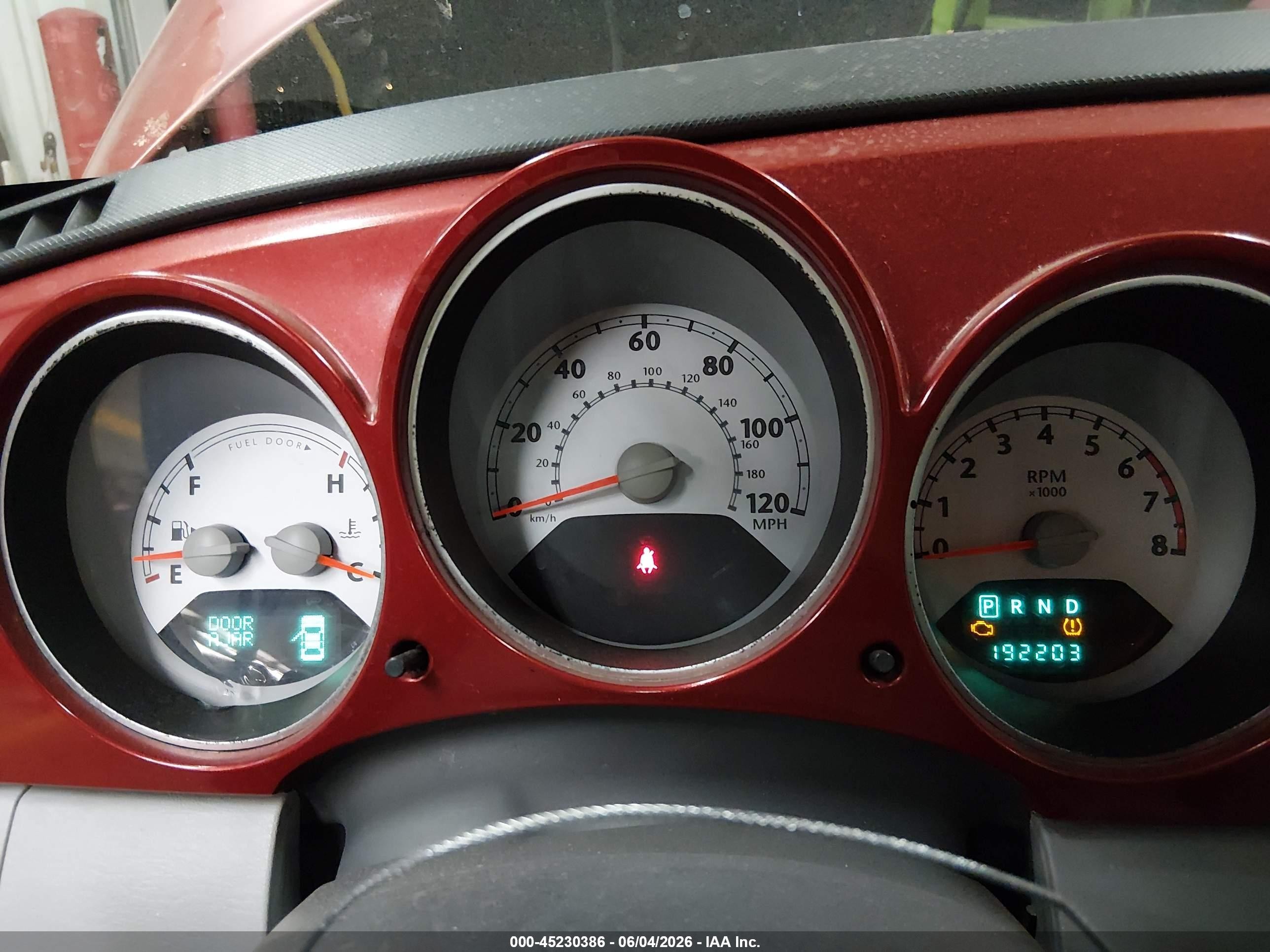 2008 Chrysler Pt Cruiser Lx Red vin: 3A8FY48B58T151911