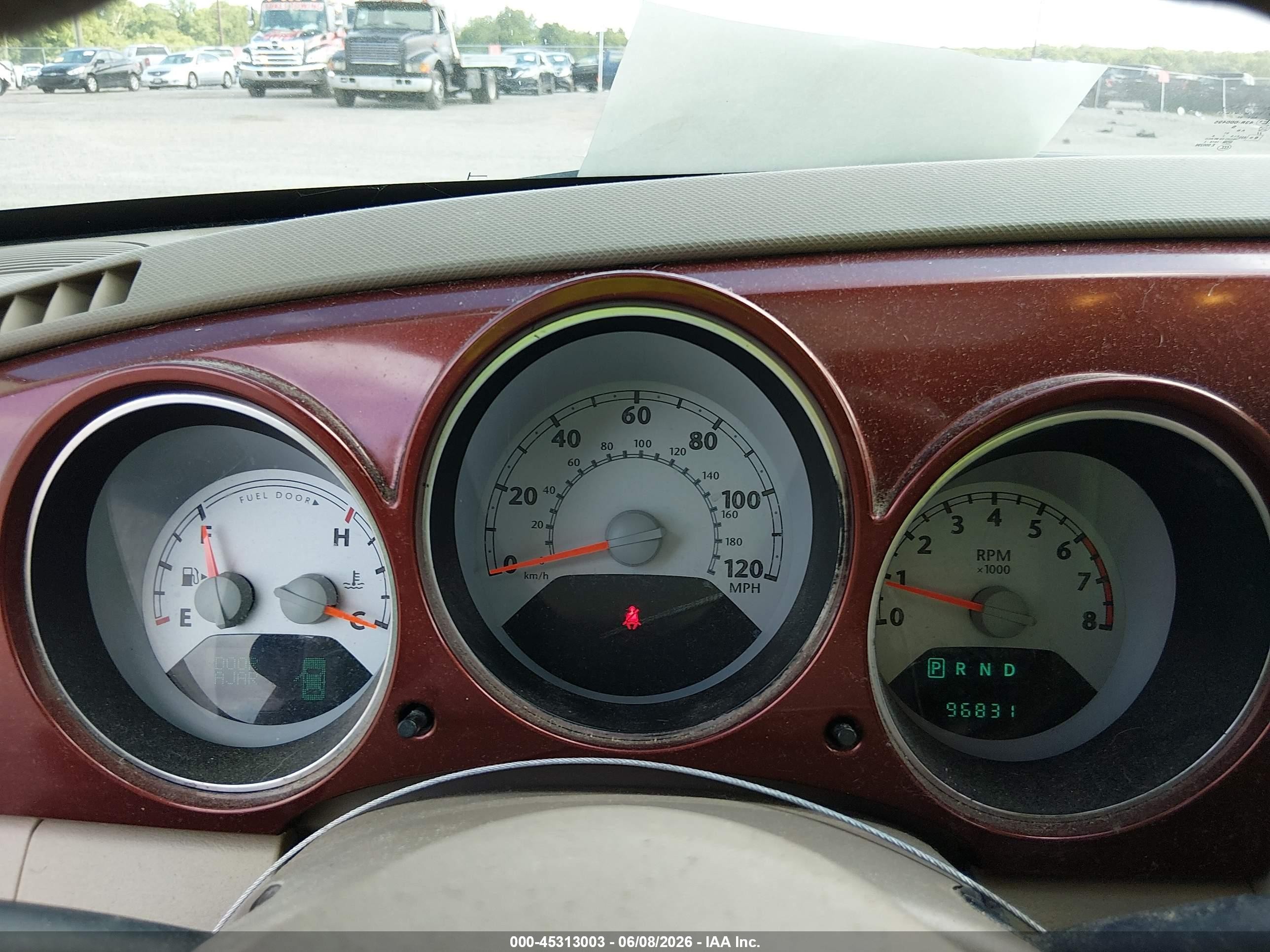 2008 Chrysler Pt Cruiser Lx Burgundy vin: 3A8FY48B68T125673