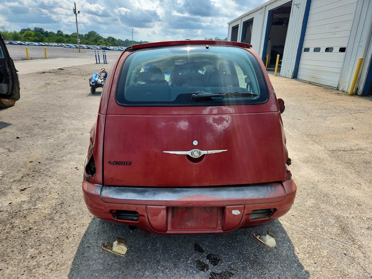 2008 Chrysler Pt Cruiser Red vin: 3A8FY48B88T100497
