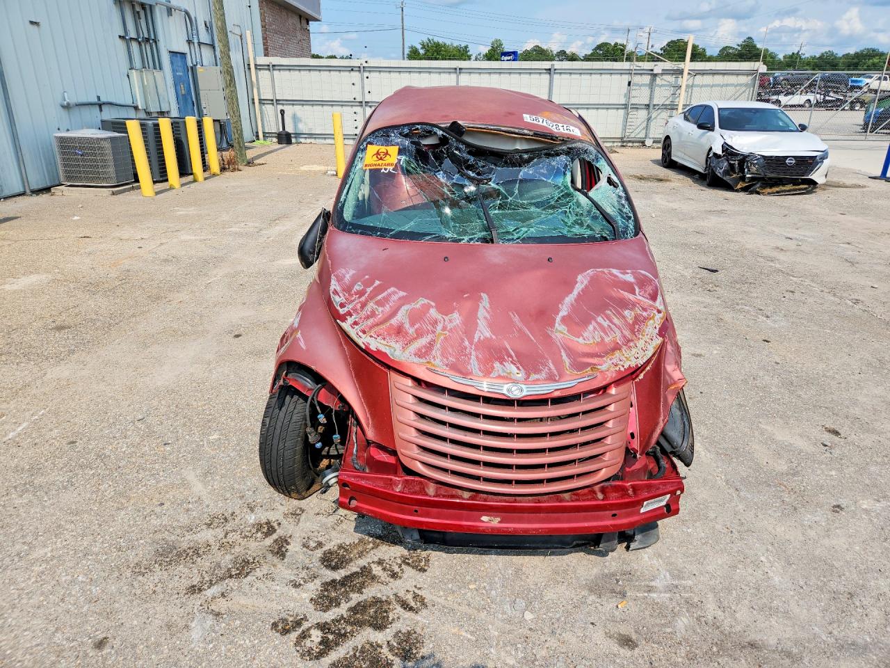 2008 Chrysler Pt Cruiser Red vin: 3A8FY48B88T100497