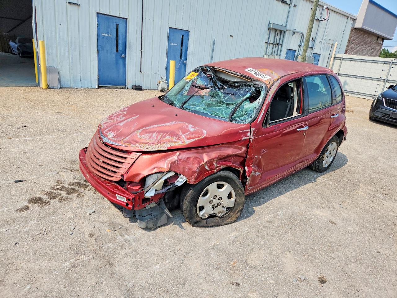 2008 Chrysler Pt Cruiser Red vin: 3A8FY48B88T100497
