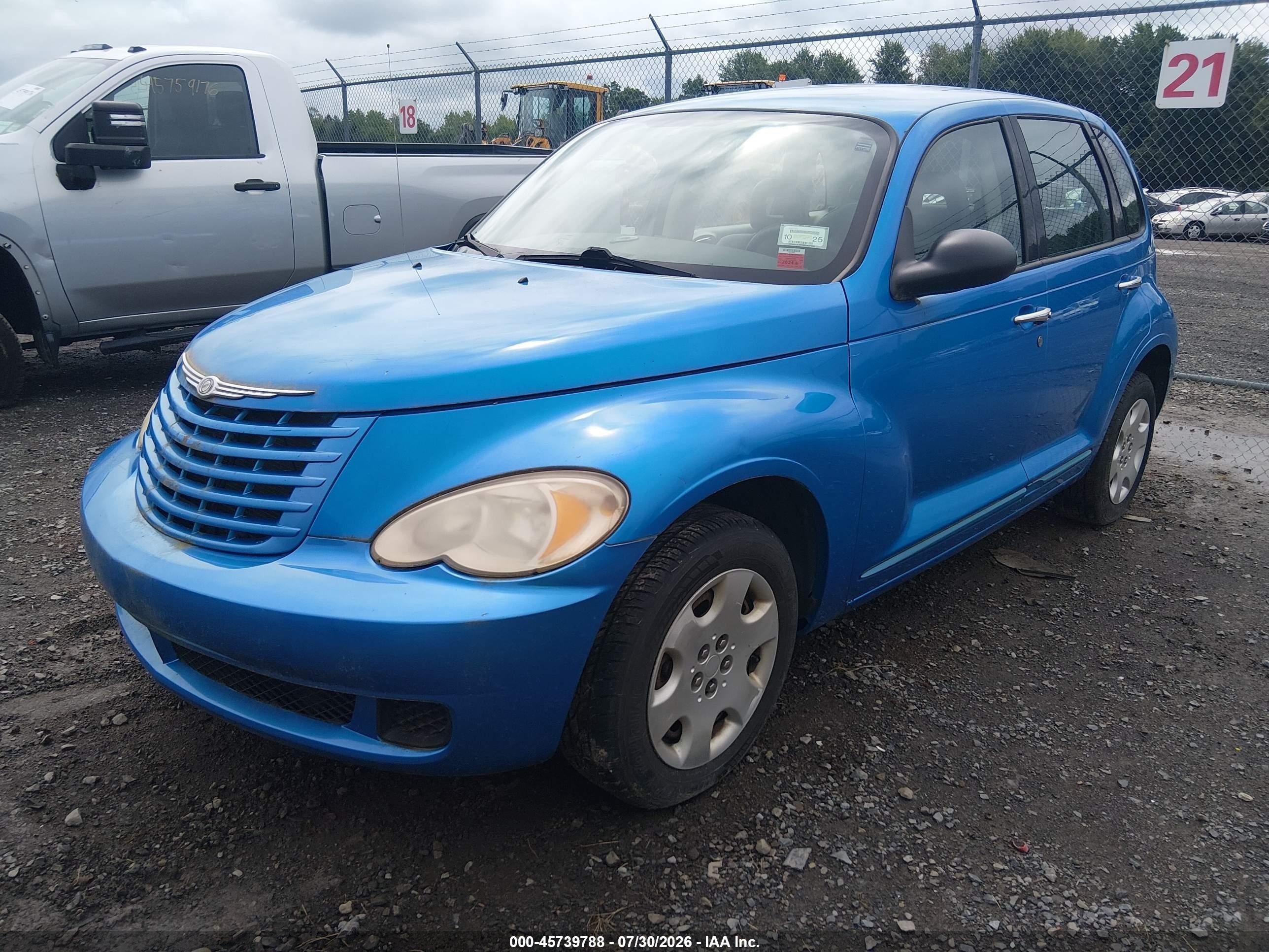 2008 Chrysler Pt Cruiser Lx Синий vin: 3A8FY48B88T115470