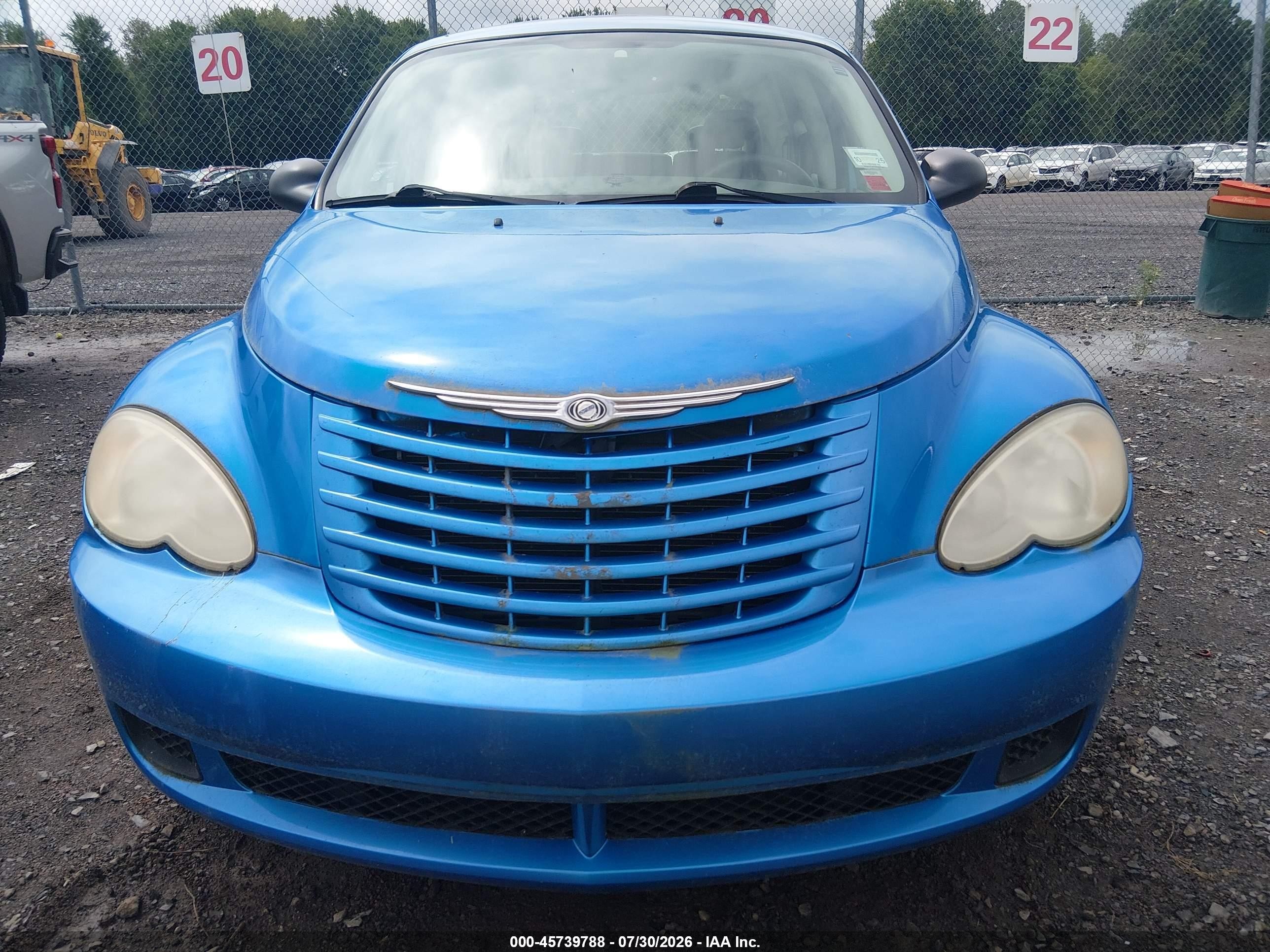2008 Chrysler Pt Cruiser Lx Синий vin: 3A8FY48B88T115470