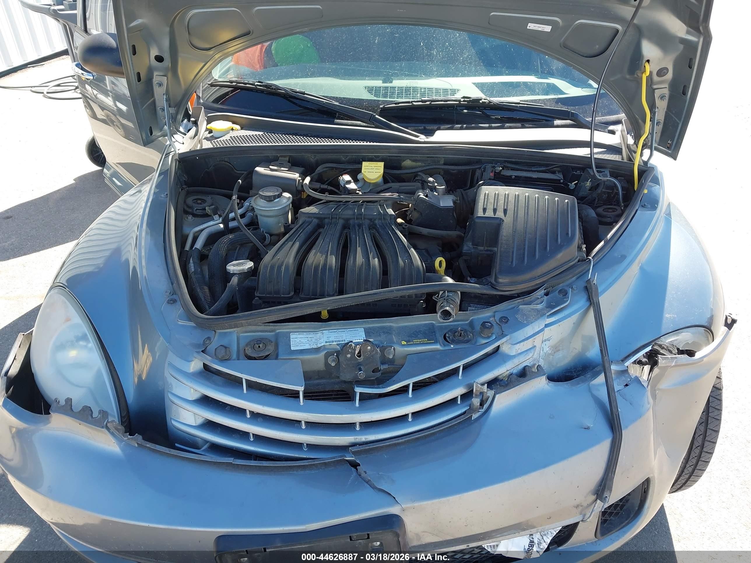 2008 Chrysler Pt Cruiser Lx Синий vin: 3A8FY48B88T156441