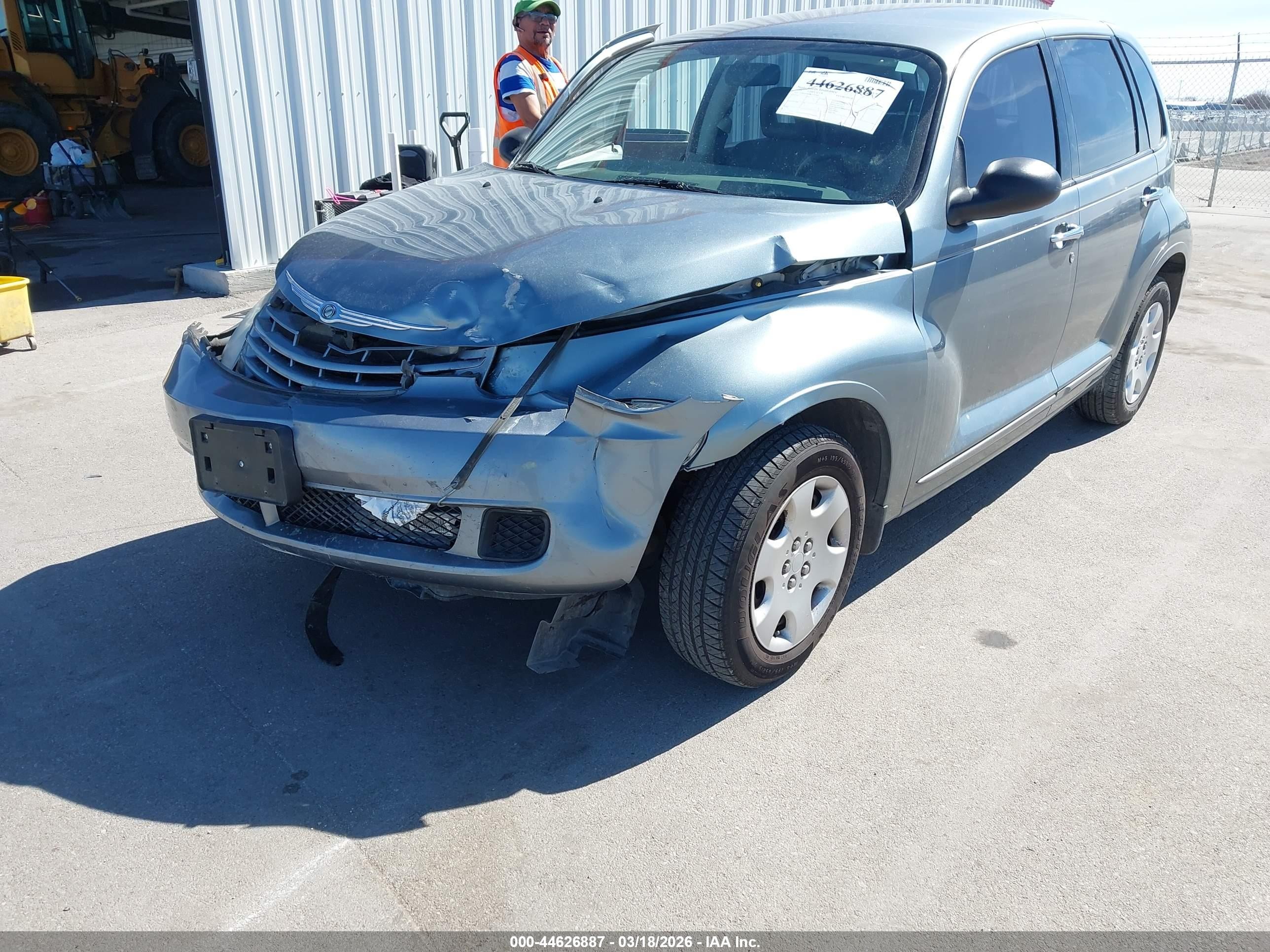 2008 Chrysler Pt Cruiser Lx Синий vin: 3A8FY48B88T156441