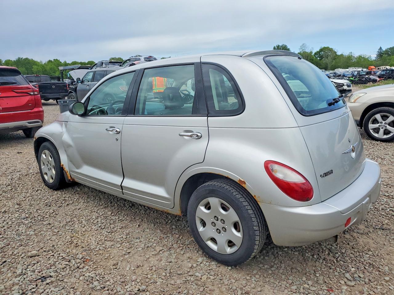 2008 Chrysler Pt Cruiser Silver vin: 3A8FY48B98T106731