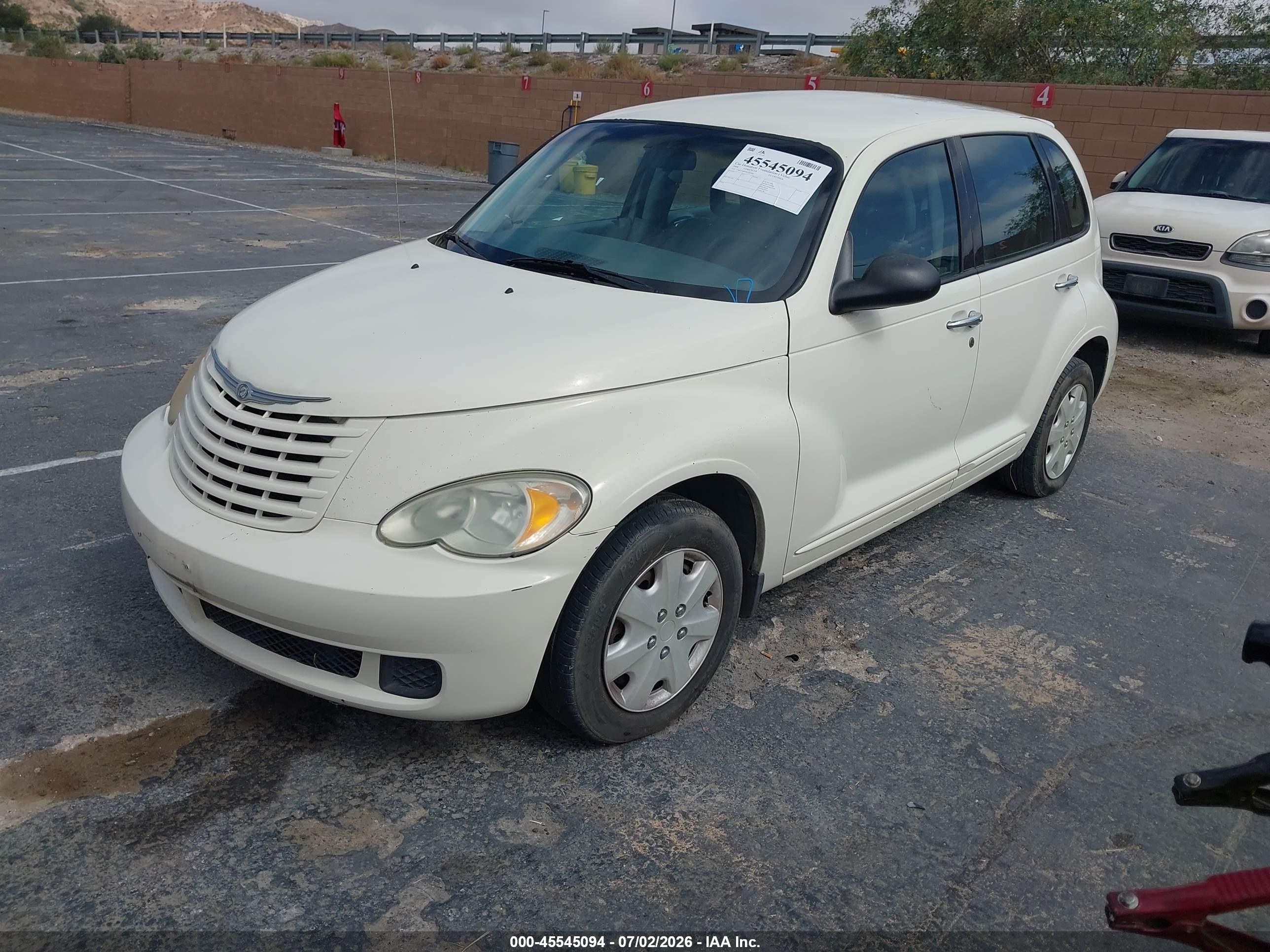 2008 Chrysler Pt Cruiser Lx White vin: 3A8FY48B98T162300