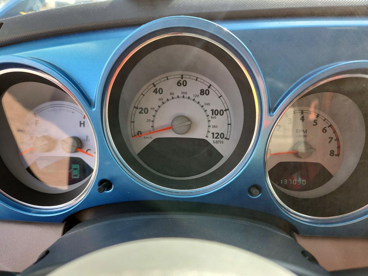 2008 Chrysler Pt Cruiser Blue vin: 3A8FY48BX8T192292