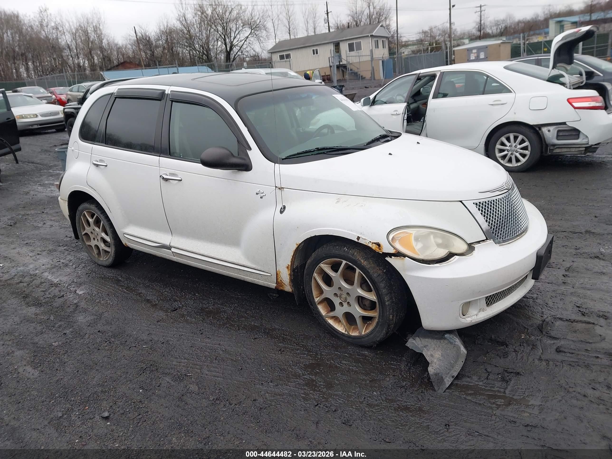 2009 Chrysler Pt Cruiser Touring White vin: 3A8FY58849T559439