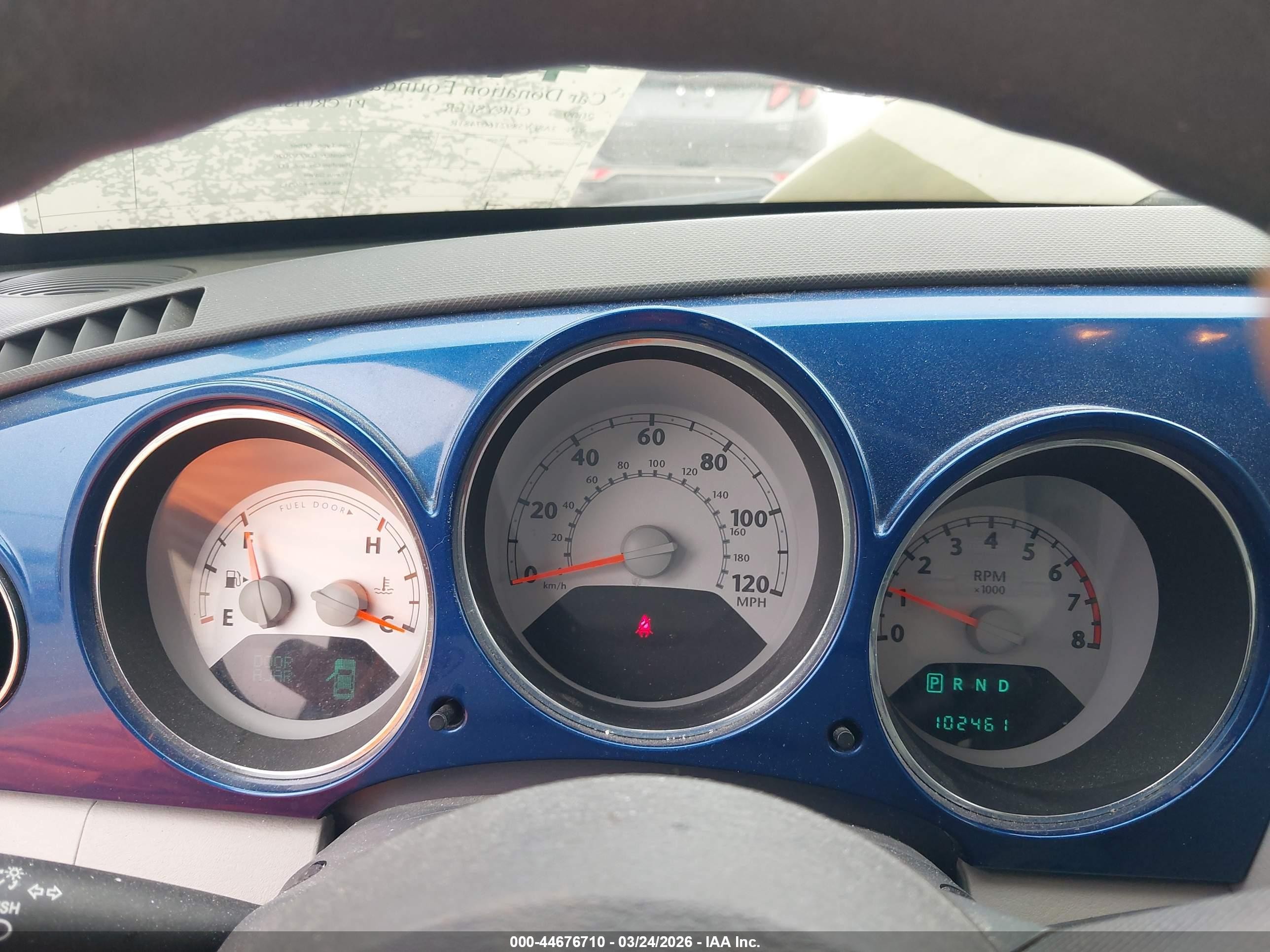 2009 Chrysler Pt Cruiser Touring Blue vin: 3A8FY58929T607481
