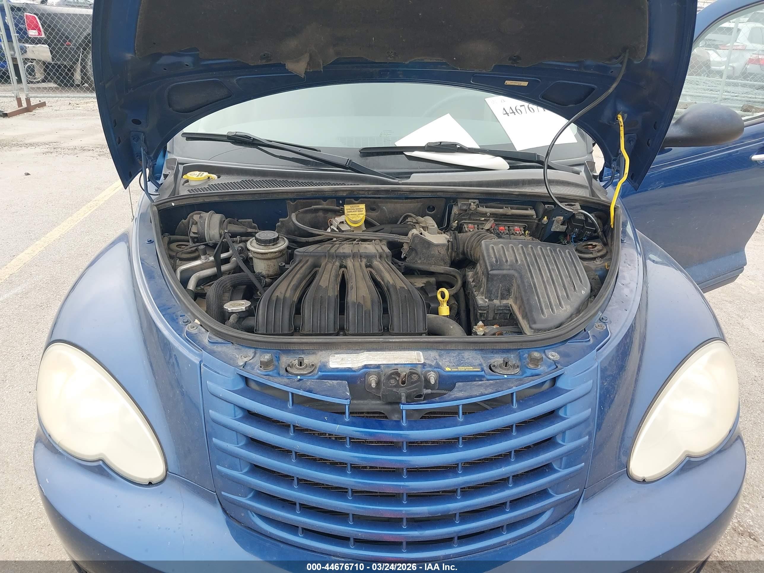2009 Chrysler Pt Cruiser Touring Blue vin: 3A8FY58929T607481