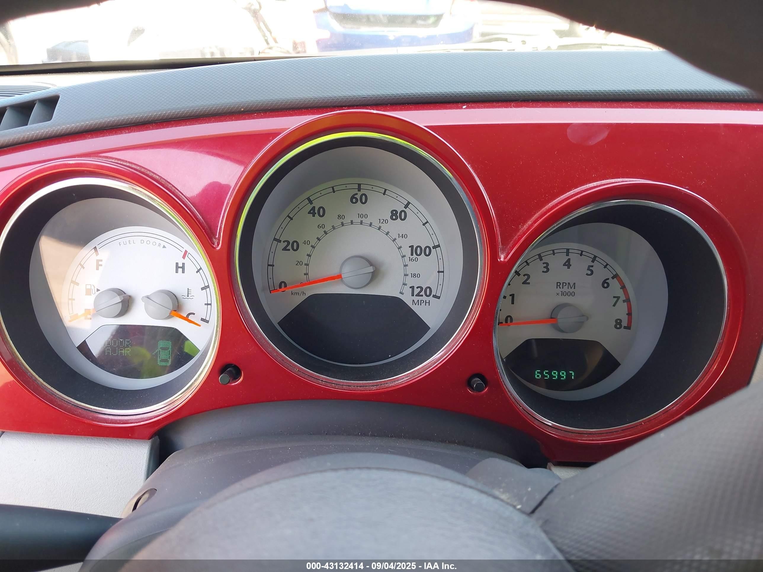 2009 Chrysler Pt Cruiser Touring Красный vin: 3A8FY58949T568621
