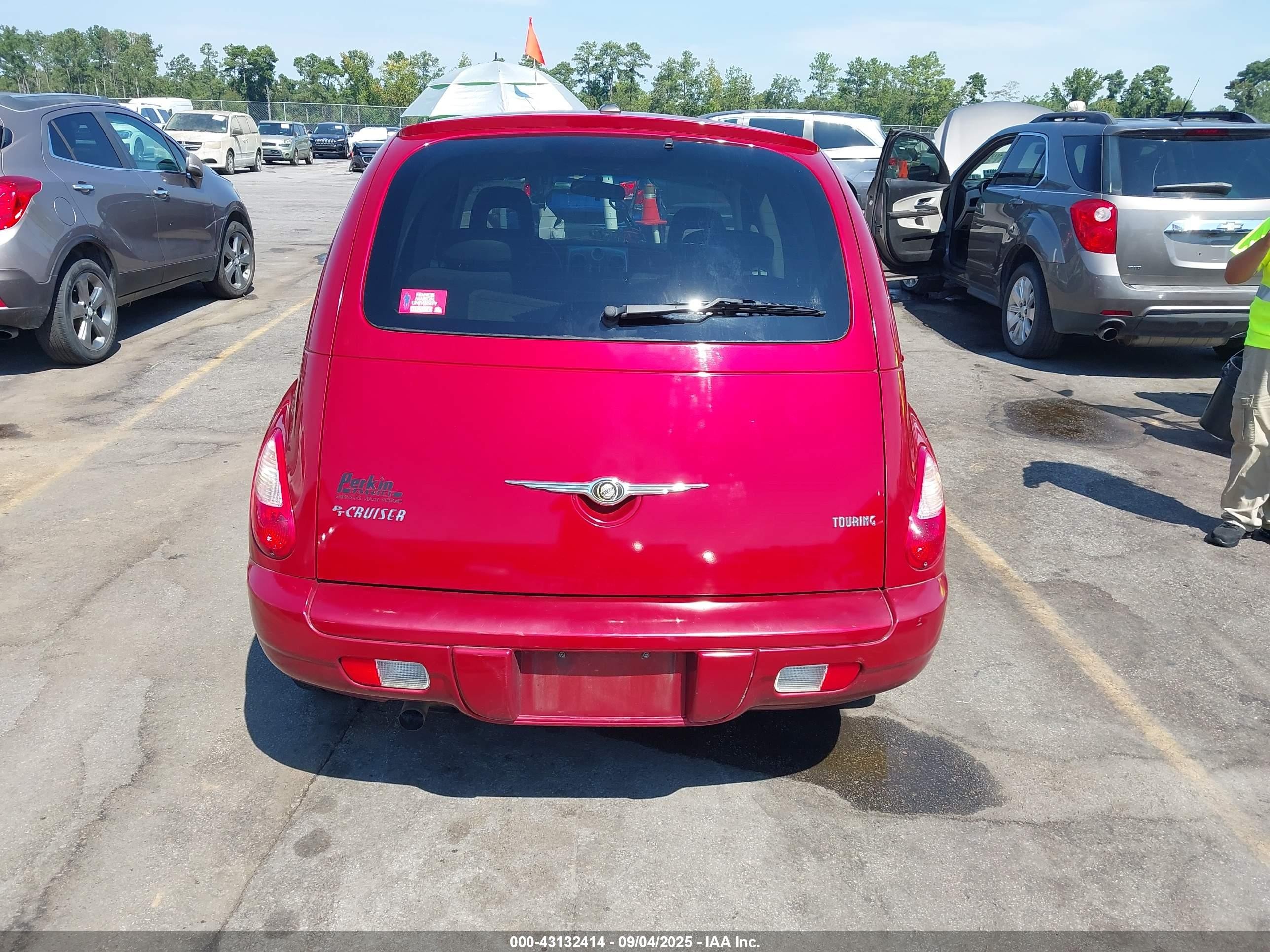 2009 Chrysler Pt Cruiser Touring Красный vin: 3A8FY58949T568621