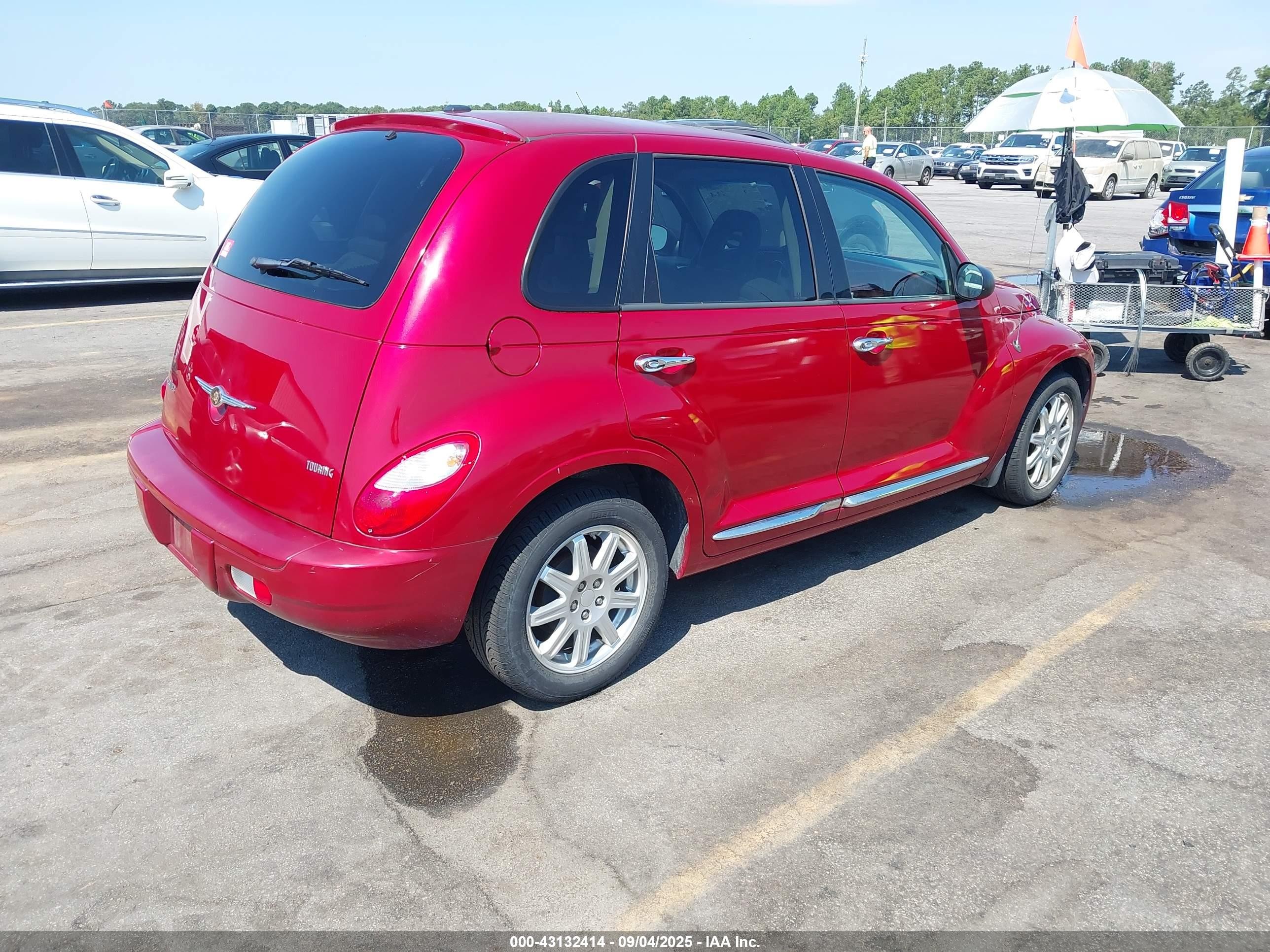 2009 Chrysler Pt Cruiser Touring Красный vin: 3A8FY58949T568621