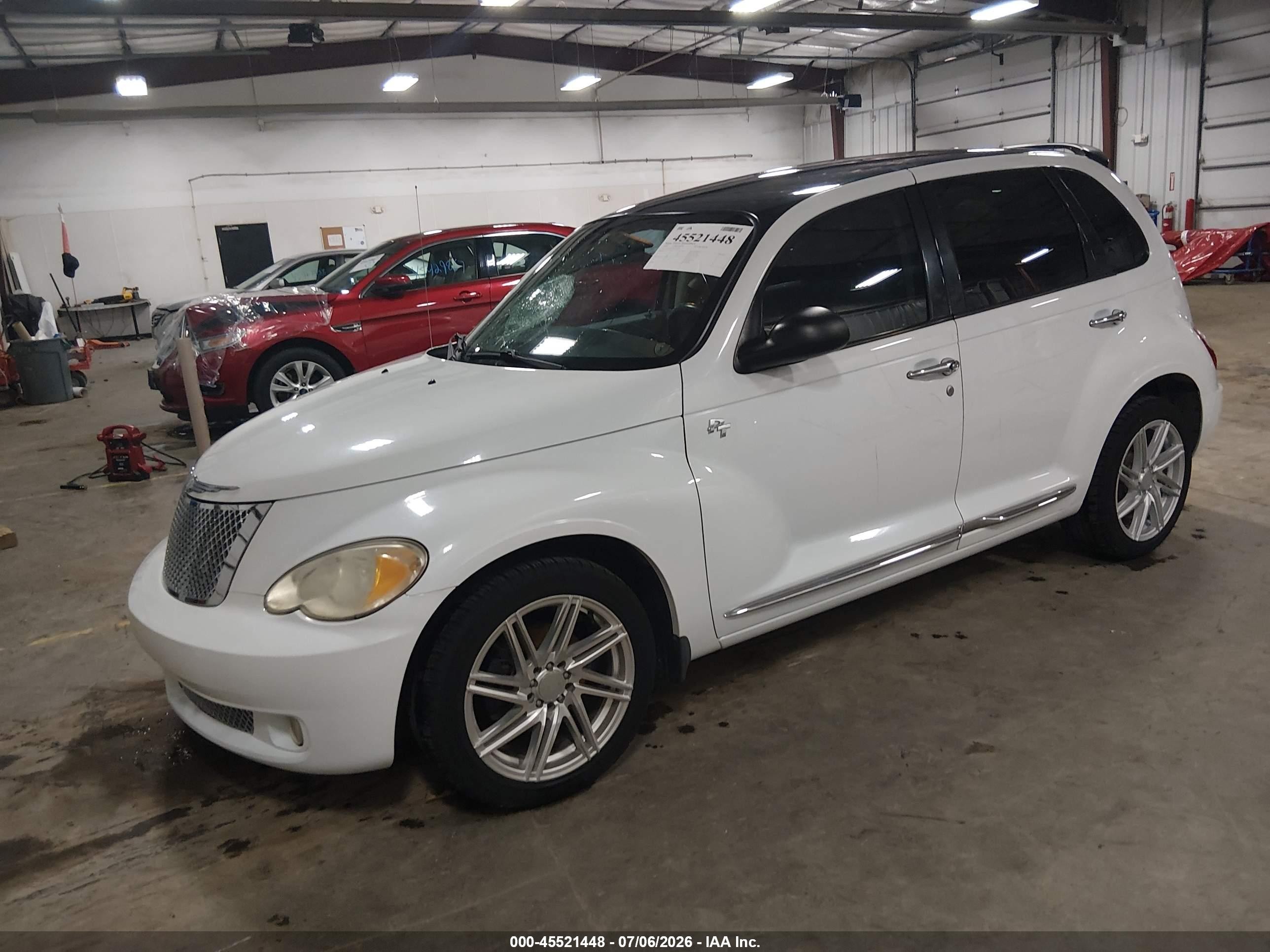 2009 Chrysler Pt Cruiser Touring White vin: 3A8FY58979T590340