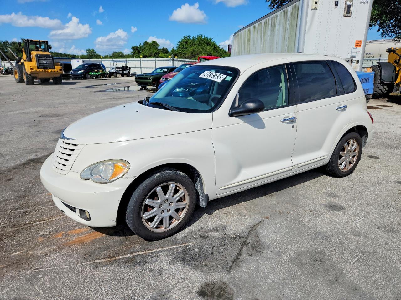 2008 Chrysler Pt Cruiser Touring White vin: 3A8FY58B08T162837