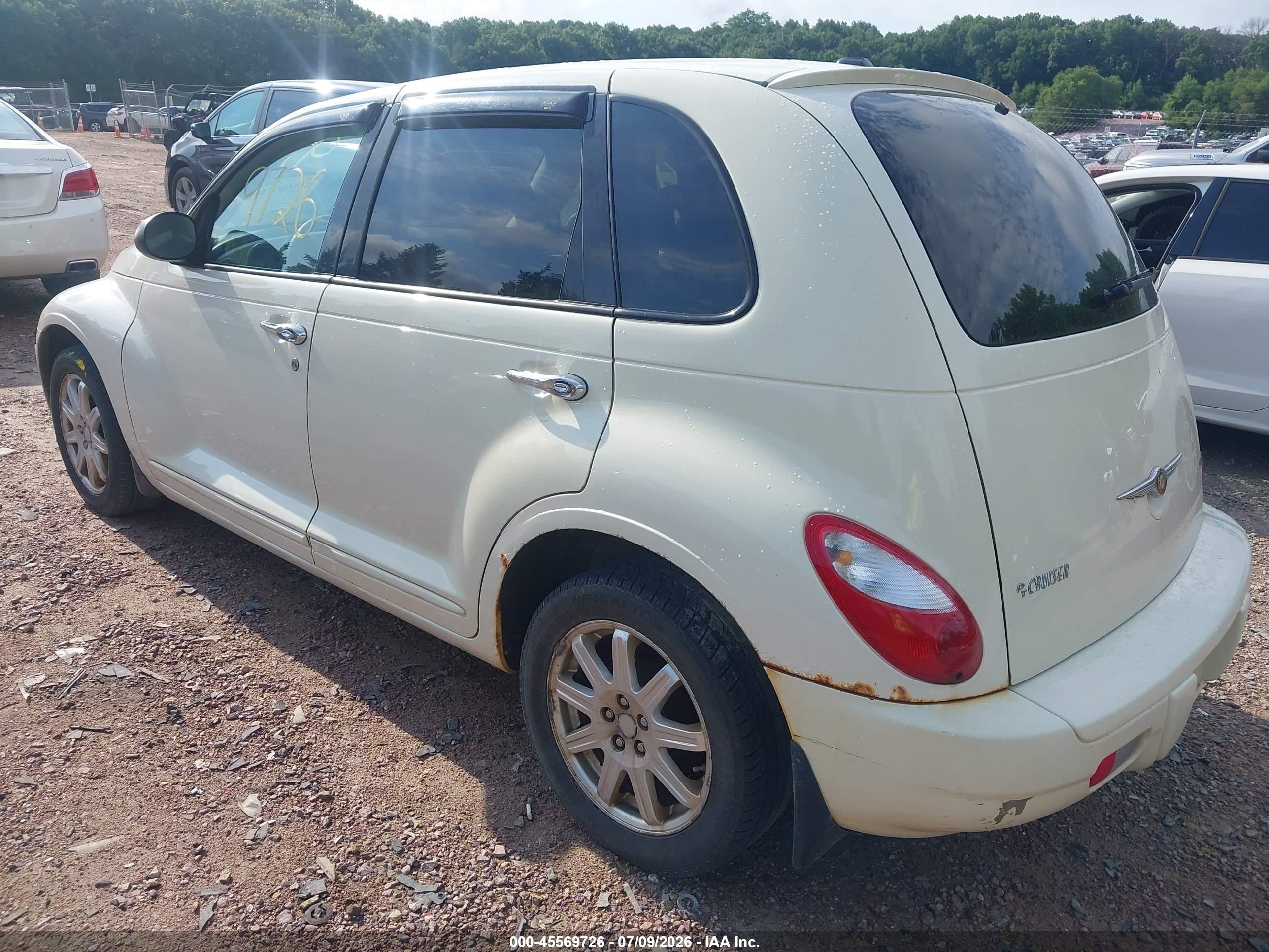 2008 Chrysler Pt Cruiser Touring White vin: 3A8FY58B28T150849