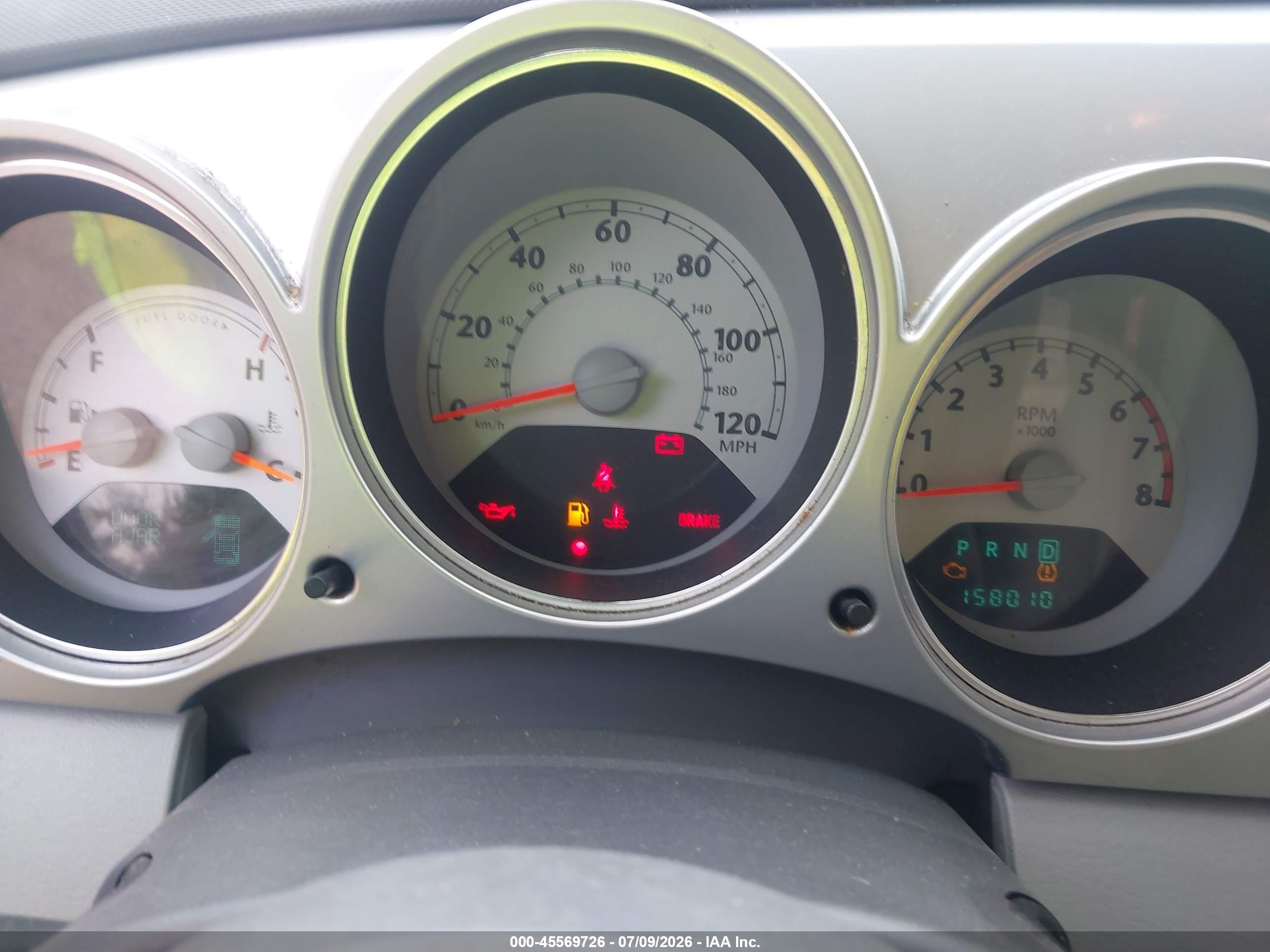 2008 Chrysler Pt Cruiser Touring White vin: 3A8FY58B28T150849