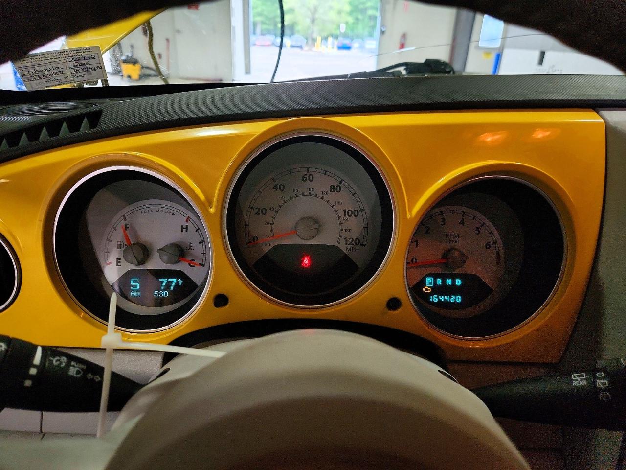 2006 Chrysler Pt Cruiser Touring Yellow vin: 3A8FY58B56T222432