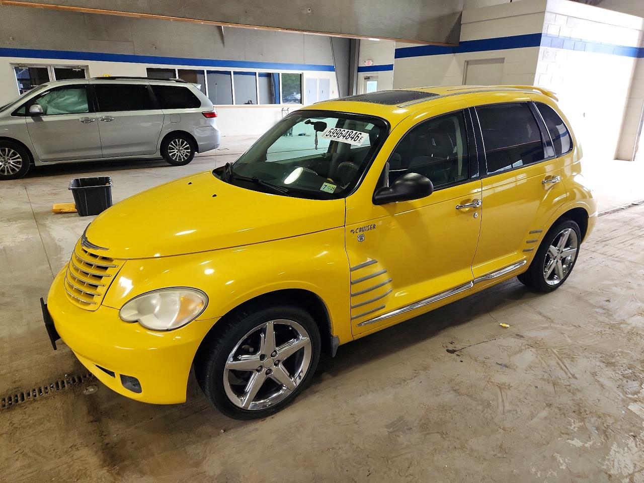 2006 Chrysler Pt Cruiser Touring Yellow vin: 3A8FY58B56T222432