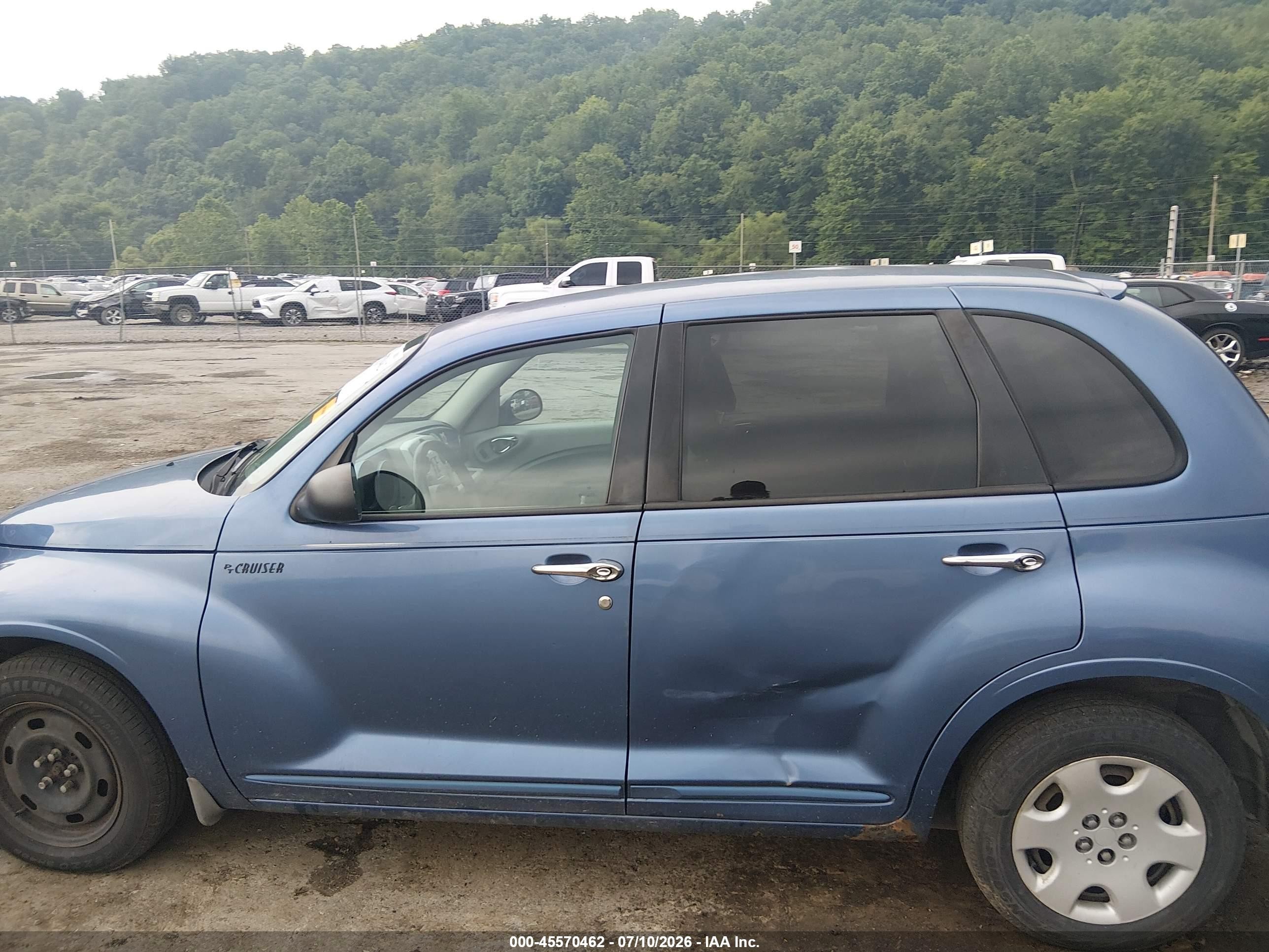 2006 Chrysler Pt Cruiser Touring Blue vin: 3A8FY58B56T257097