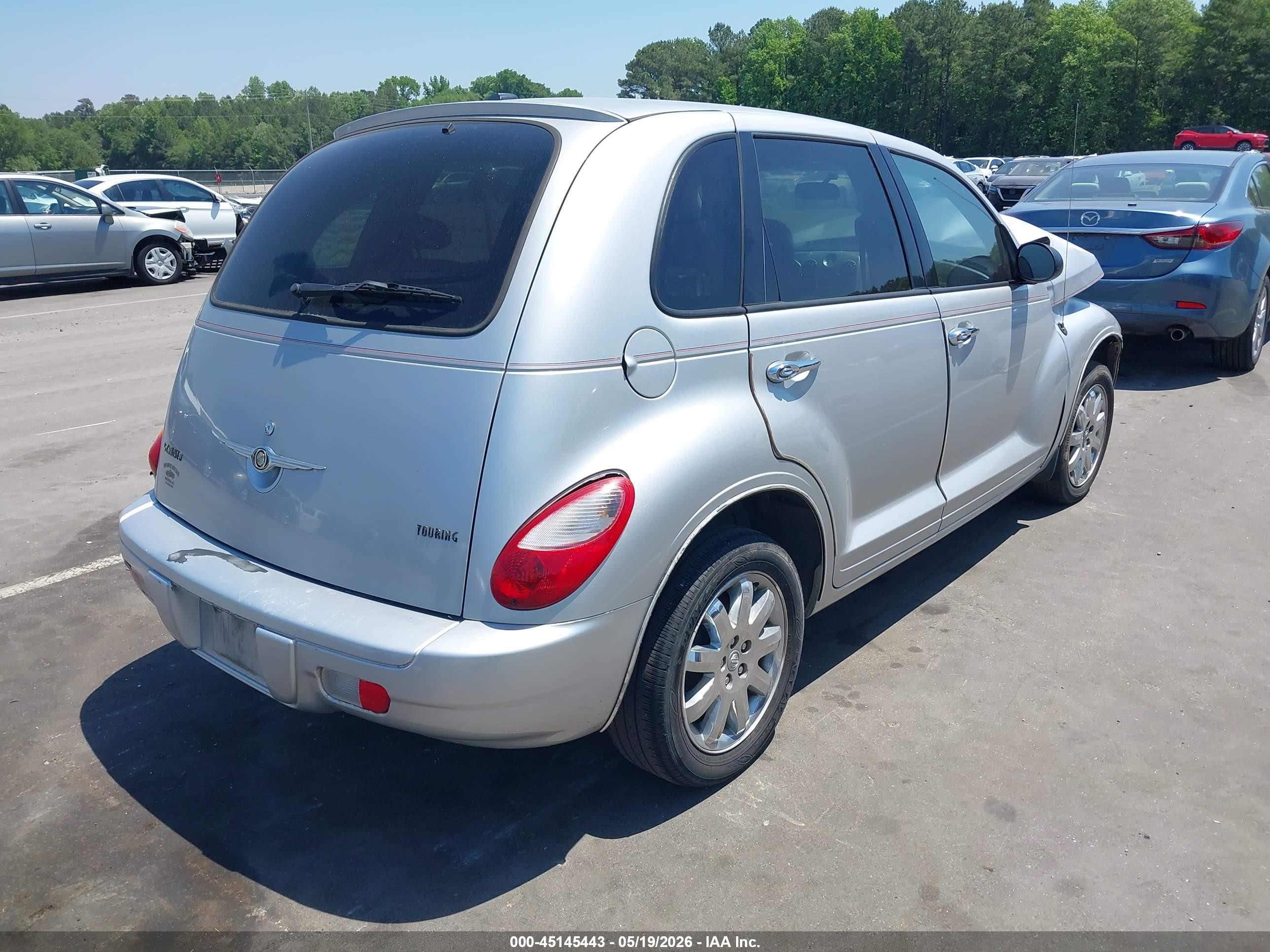 2008 Chrysler Pt Cruiser Touring Silver vin: 3A8FY58B78T100576