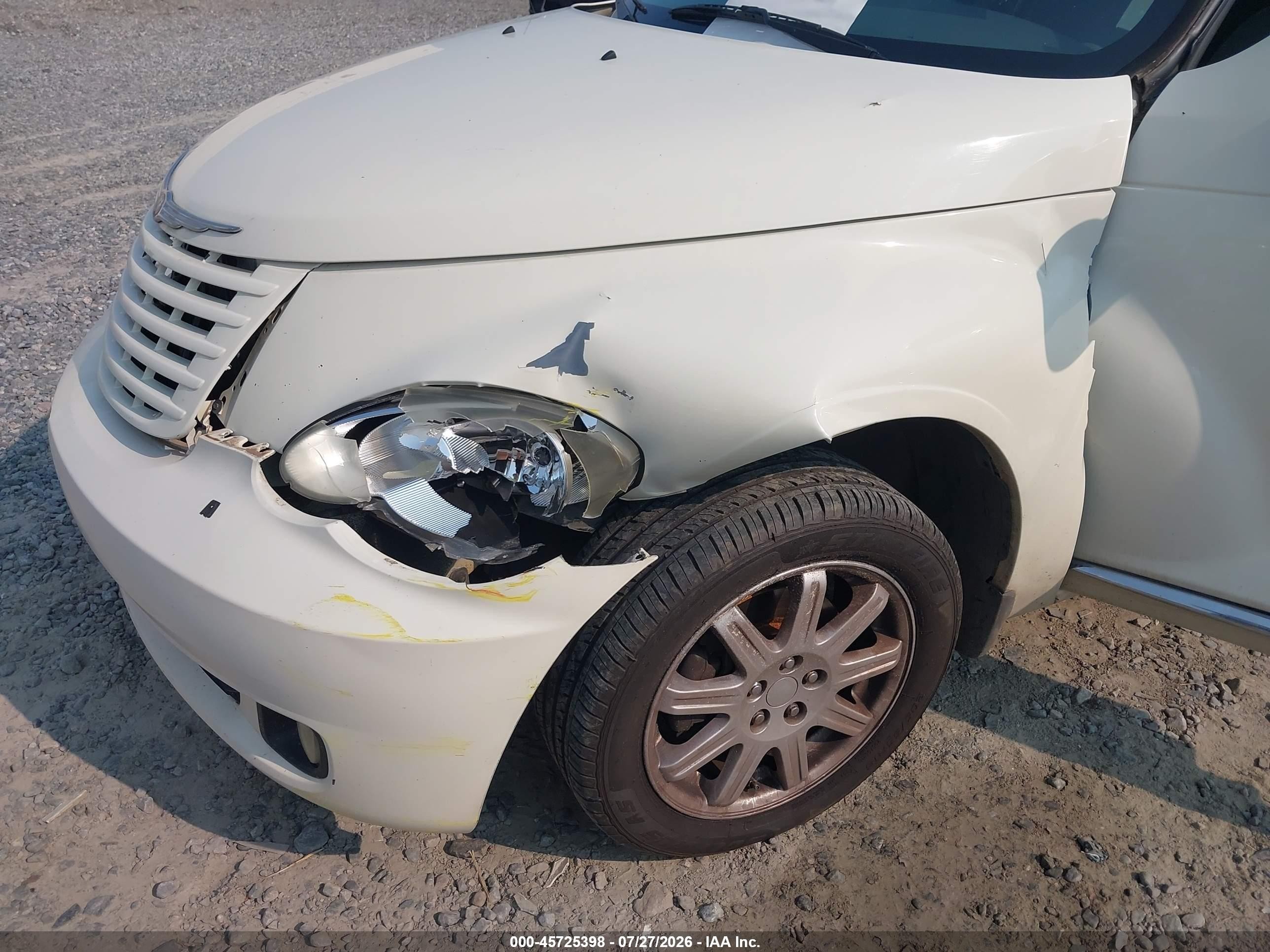 2008 Chrysler Pt Cruiser Touring White vin: 3A8FY58B78T111691