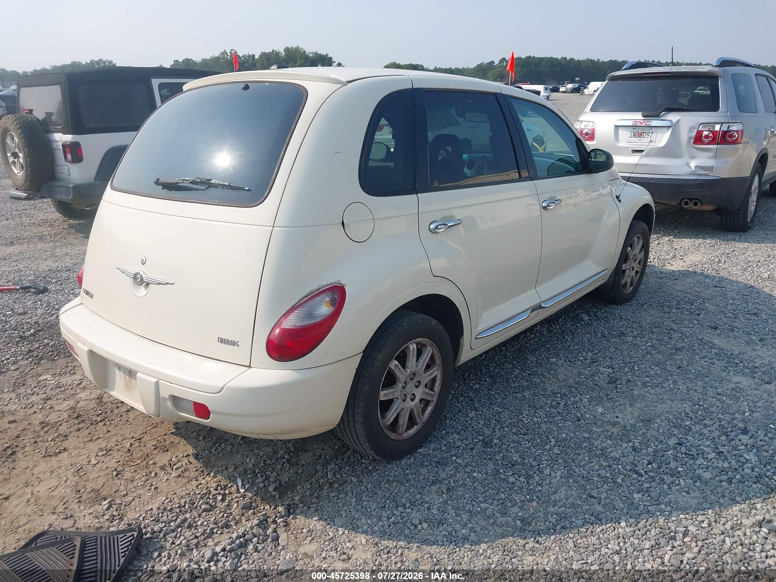 2008 Chrysler Pt Cruiser Touring White vin: 3A8FY58B78T111691