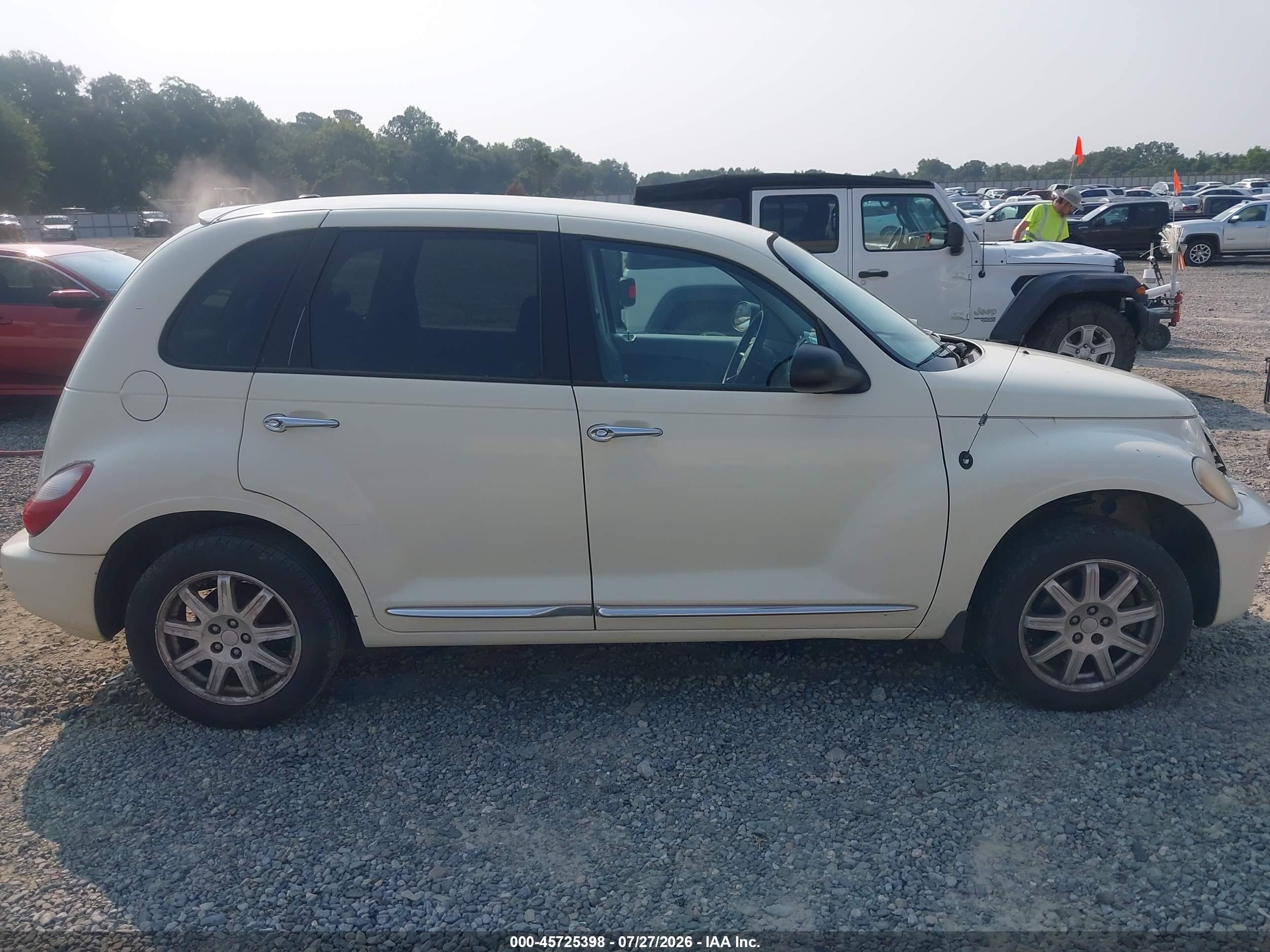 2008 Chrysler Pt Cruiser Touring White vin: 3A8FY58B78T111691