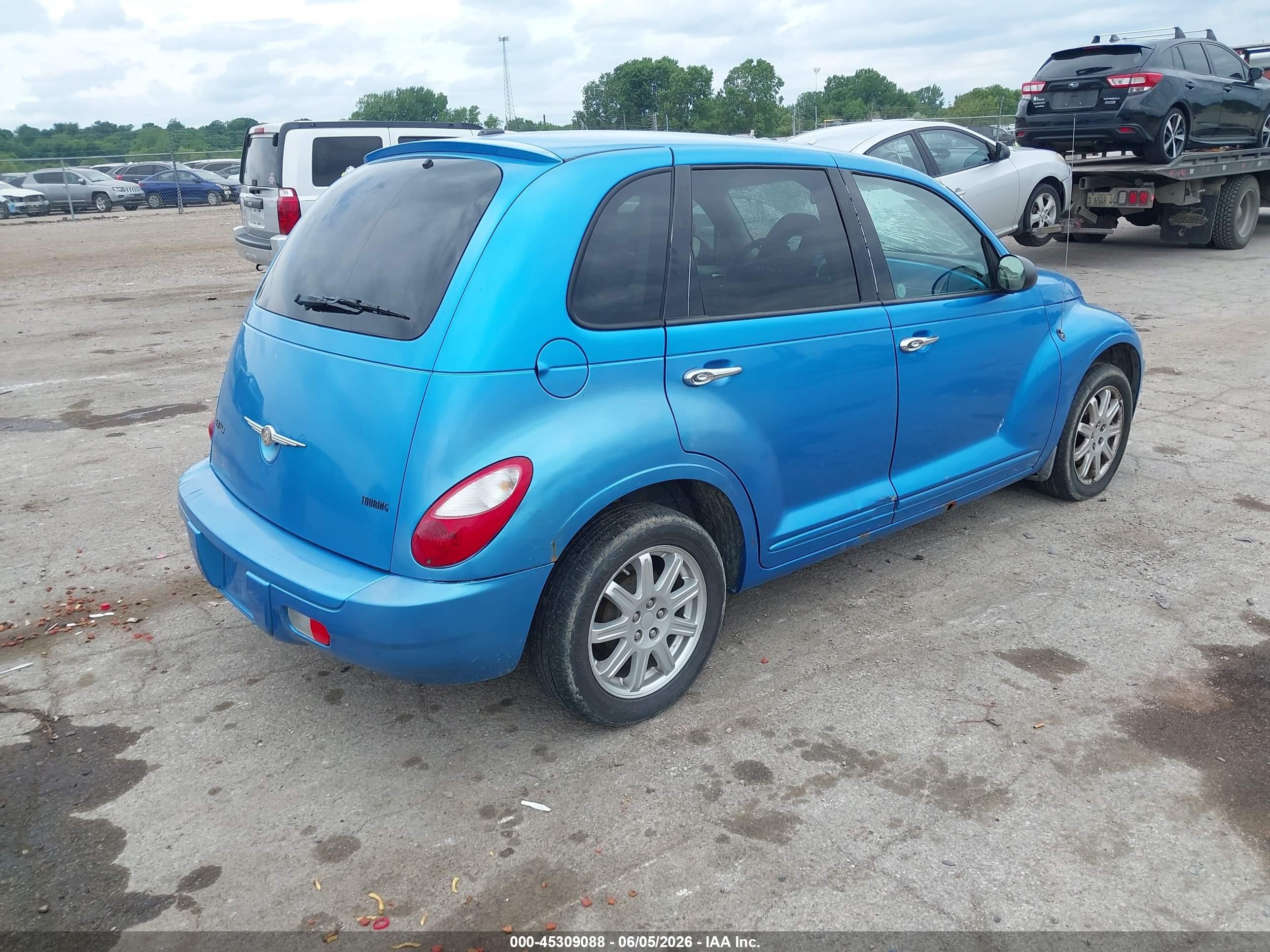 2008 Chrysler Pt Cruiser Touring Blue vin: 3A8FY58B78T151317