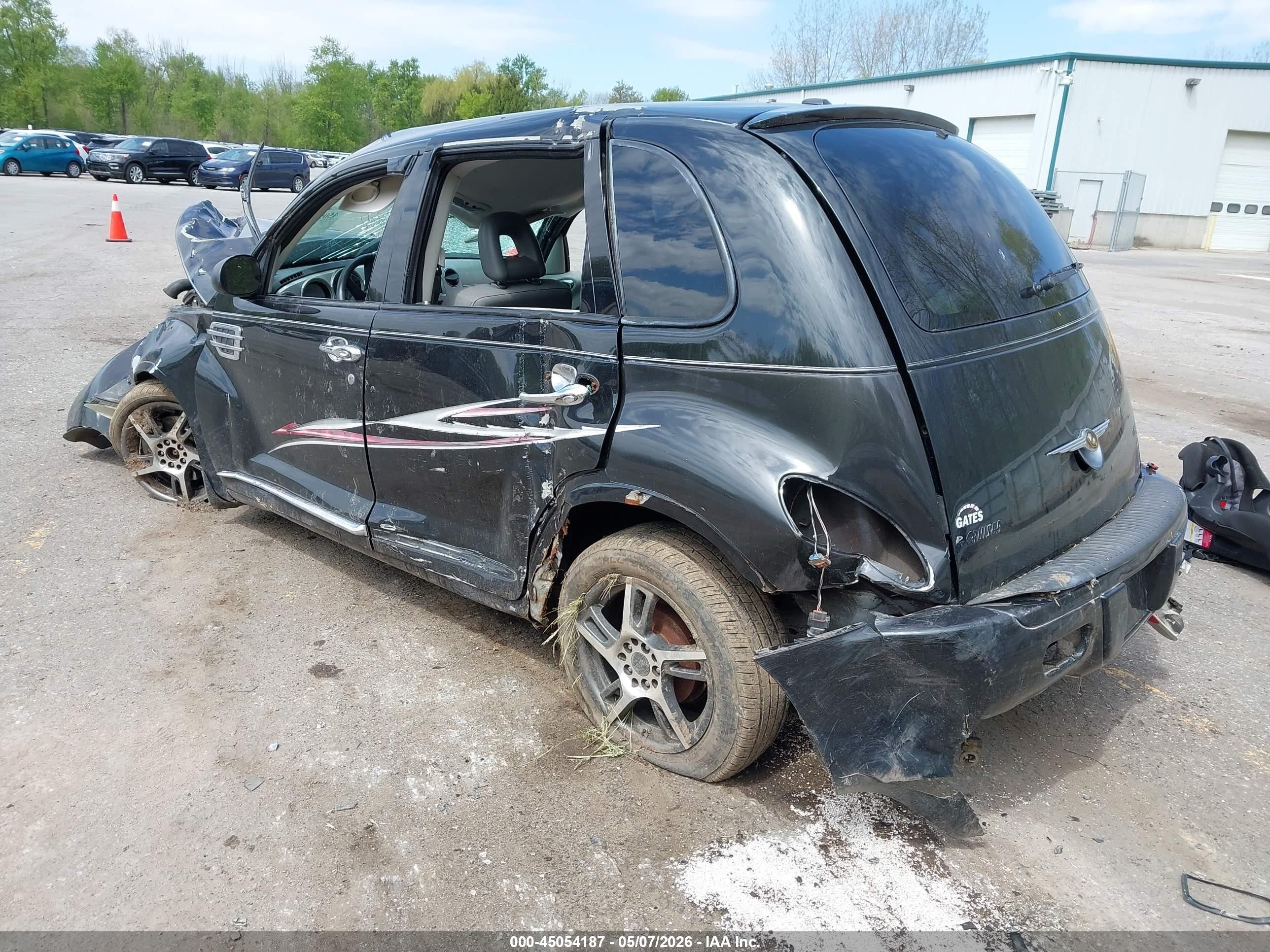 2008 Chrysler Pt Cruiser Touring Black vin: 3A8FY58B98T138357