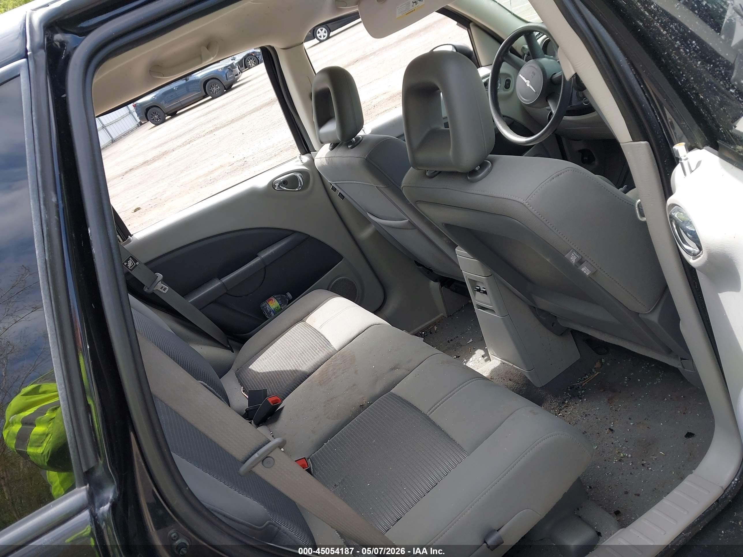 2008 Chrysler Pt Cruiser Touring Black vin: 3A8FY58B98T138357