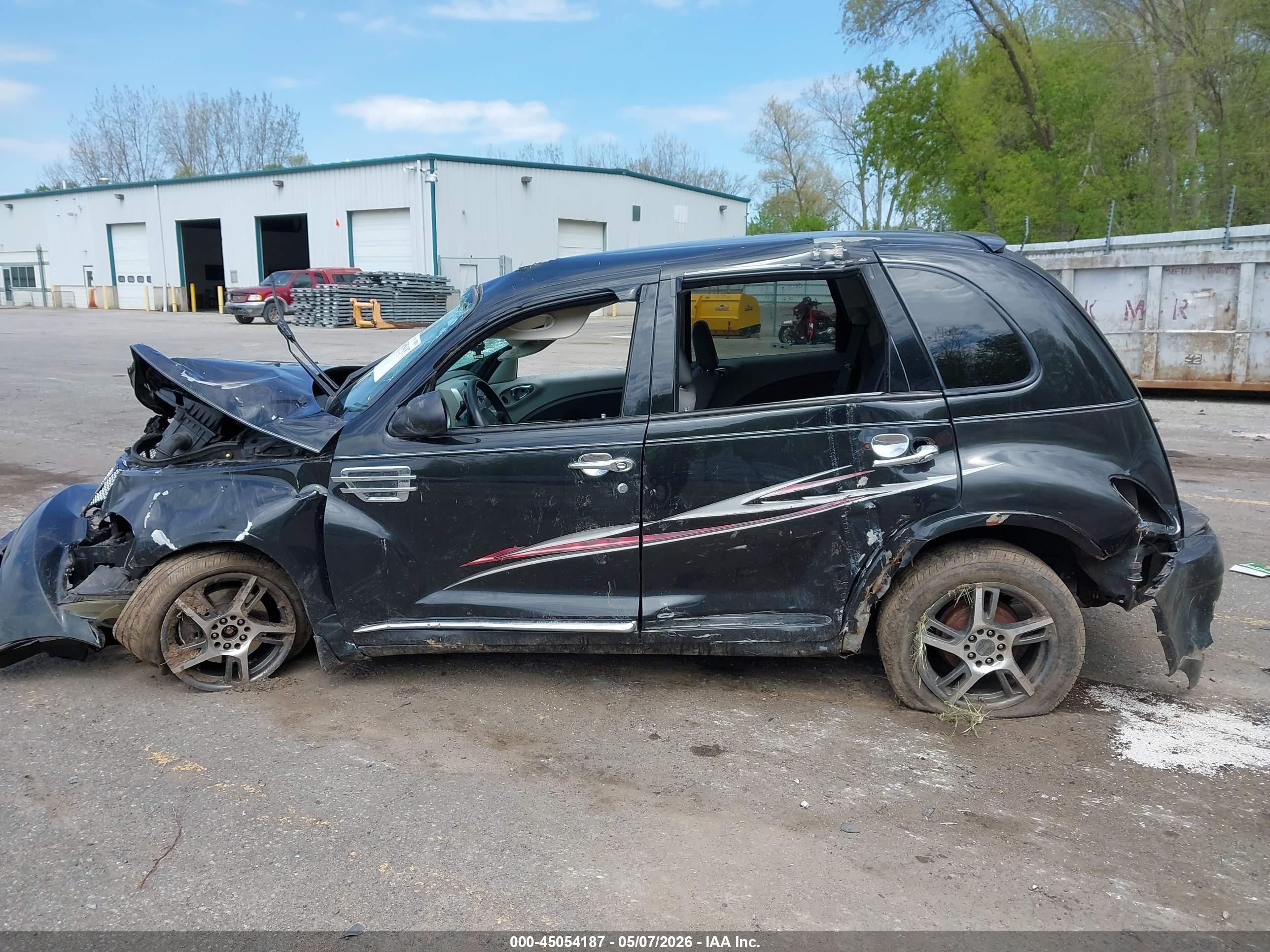 2008 Chrysler Pt Cruiser Touring Black vin: 3A8FY58B98T138357