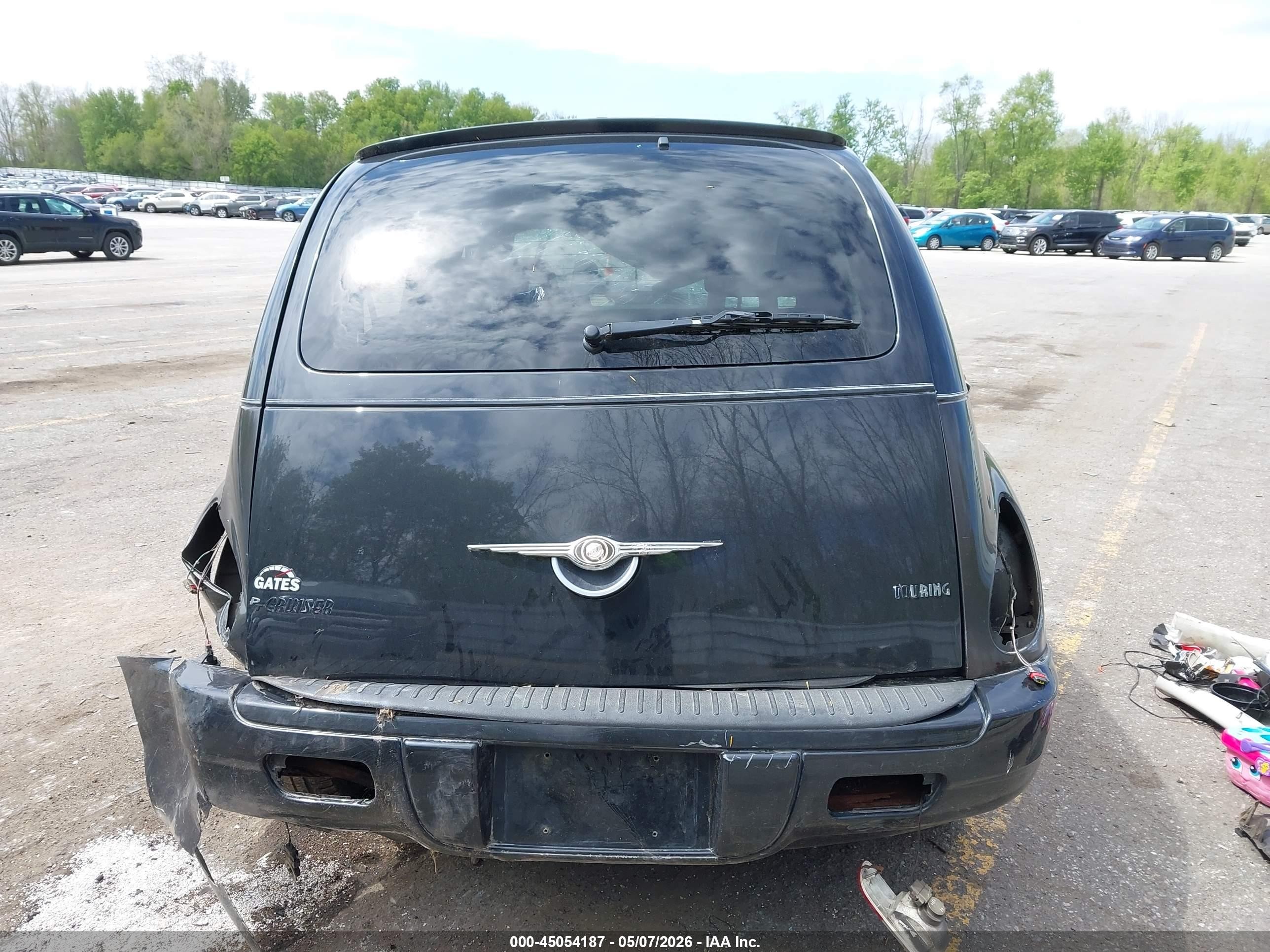 2008 Chrysler Pt Cruiser Touring Black vin: 3A8FY58B98T138357