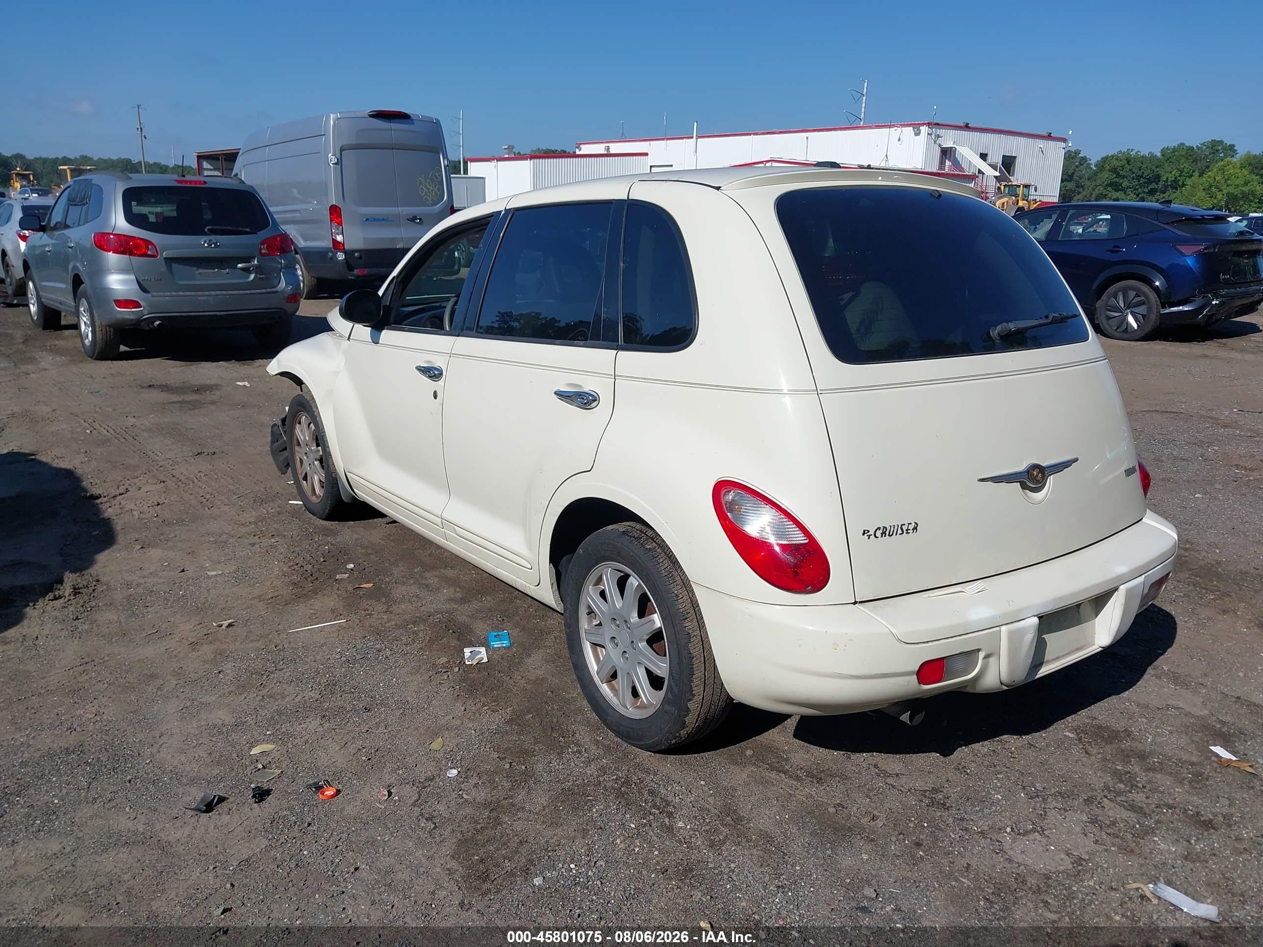 2008 Chrysler Pt Cruiser Touring White vin: 3A8FY58B98T228401
