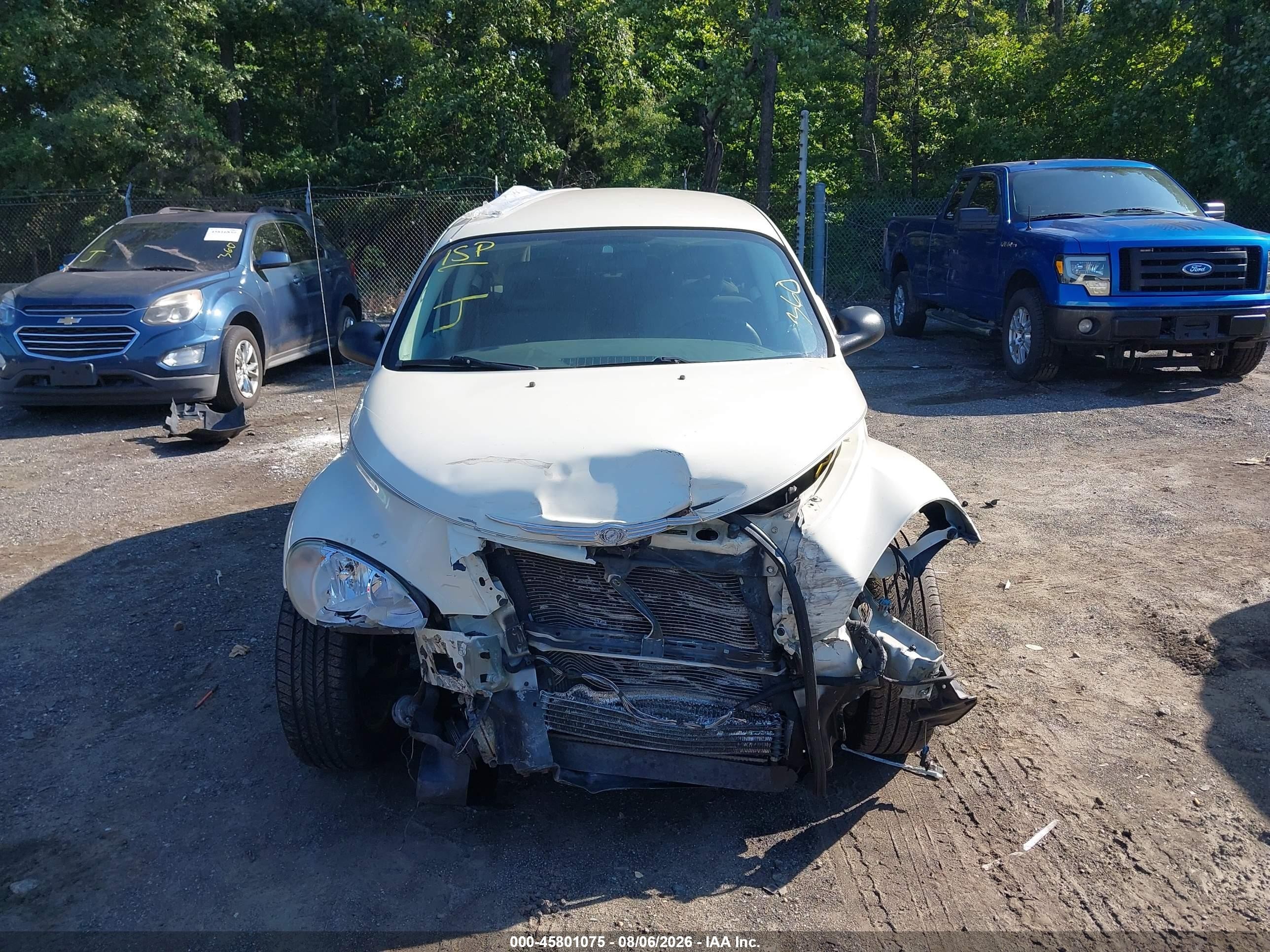 2008 Chrysler Pt Cruiser Touring White vin: 3A8FY58B98T228401