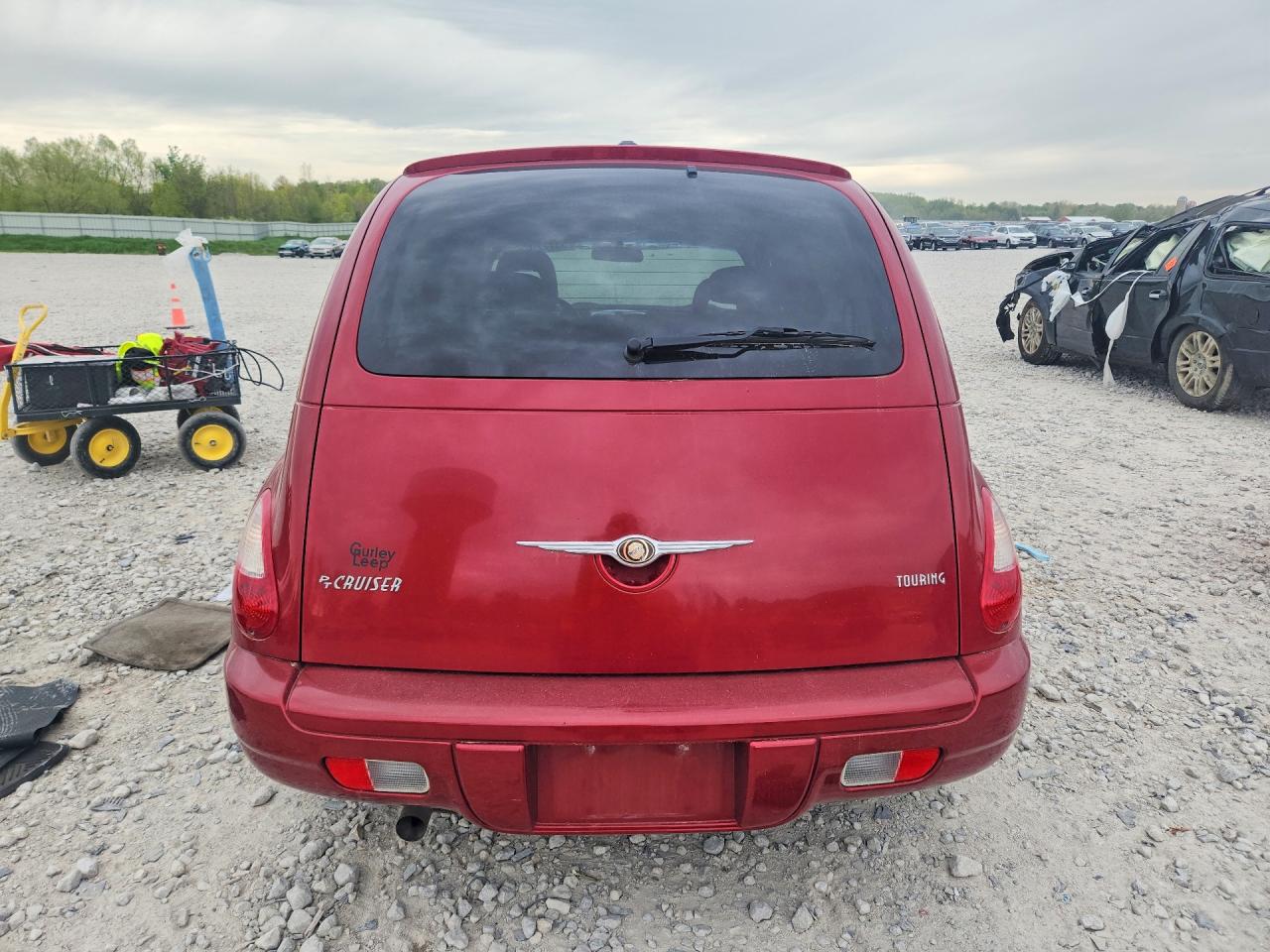 2008 Chrysler Pt Cruiser Touring Red vin: 3A8FY58BX8T186904