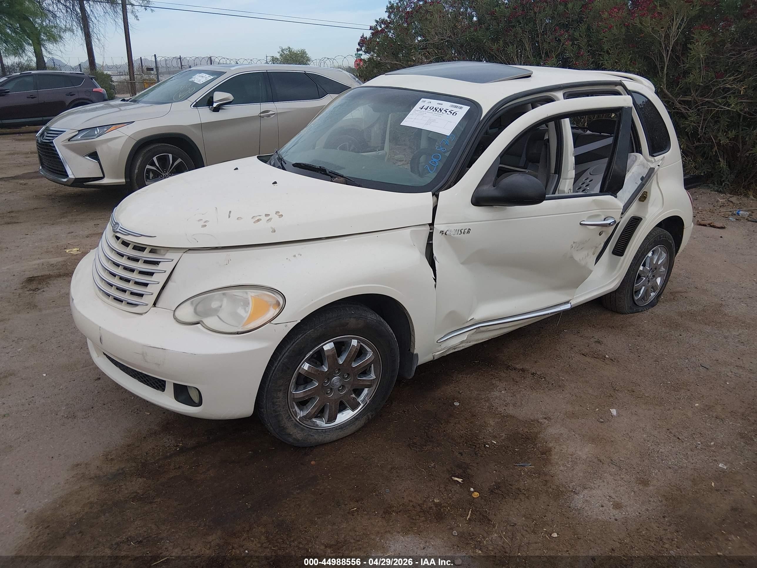 2006 Chrysler Pt Cruiser Limited Beige vin: 3A8FY68836T200875