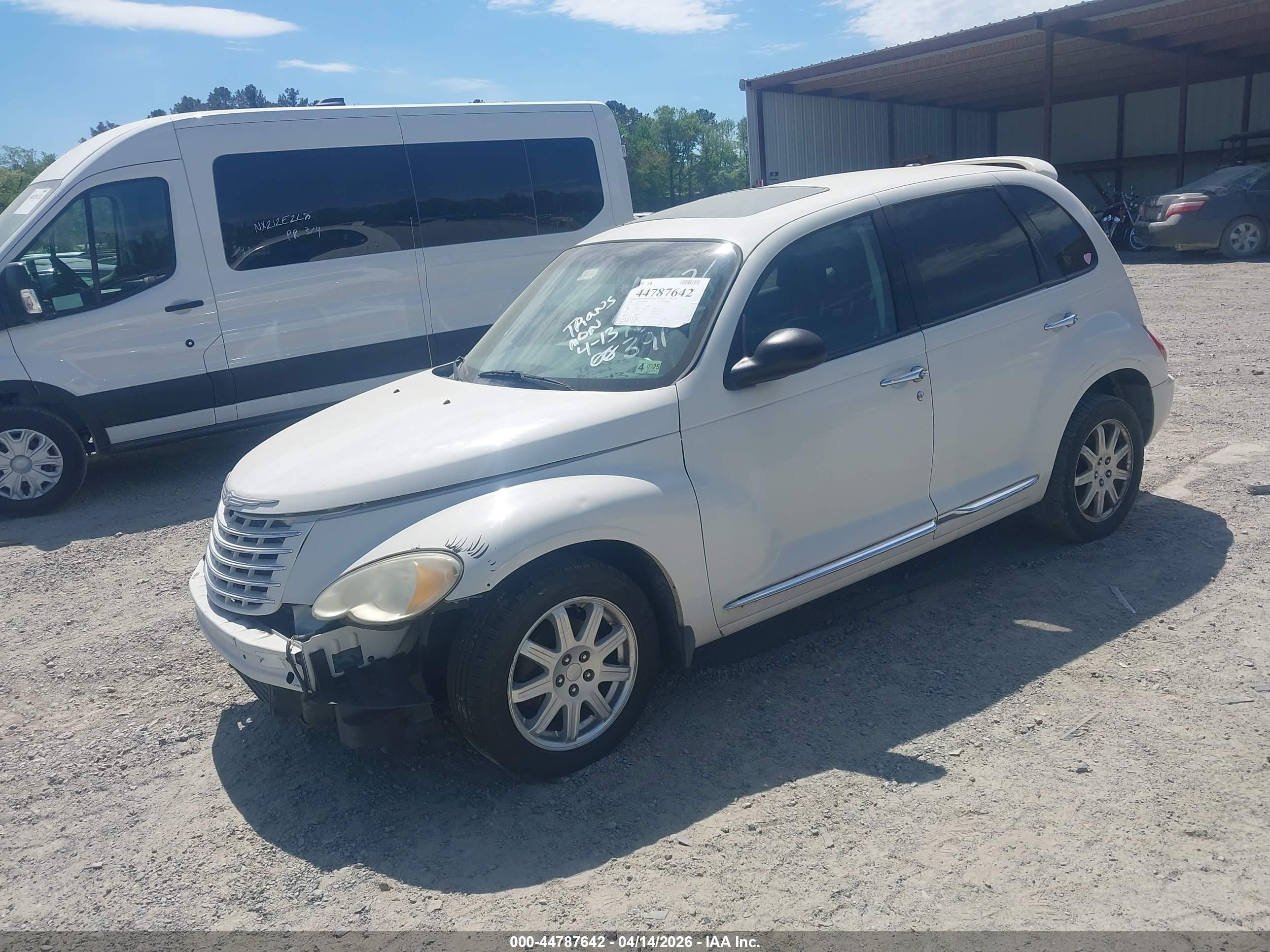 2008 Chrysler Pt Cruiser Limited White vin: 3A8FY68898T187391
