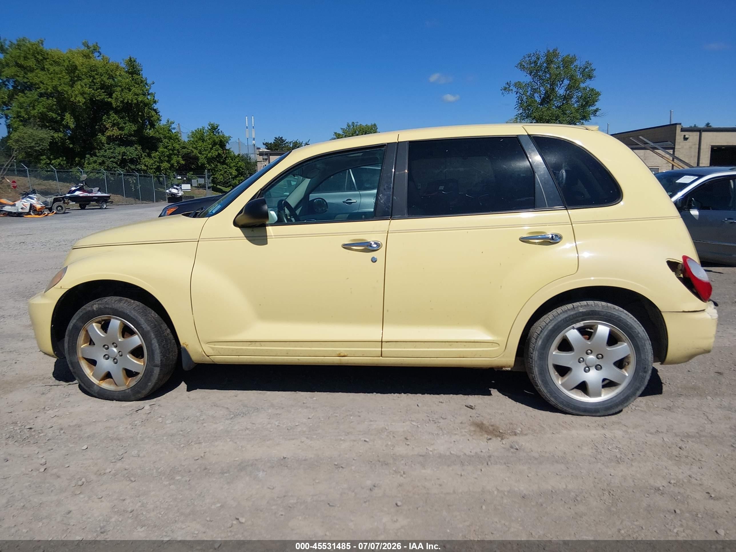 2007 Chrysler Pt Cruiser Limited Yellow vin: 3A8FY68B07T632224