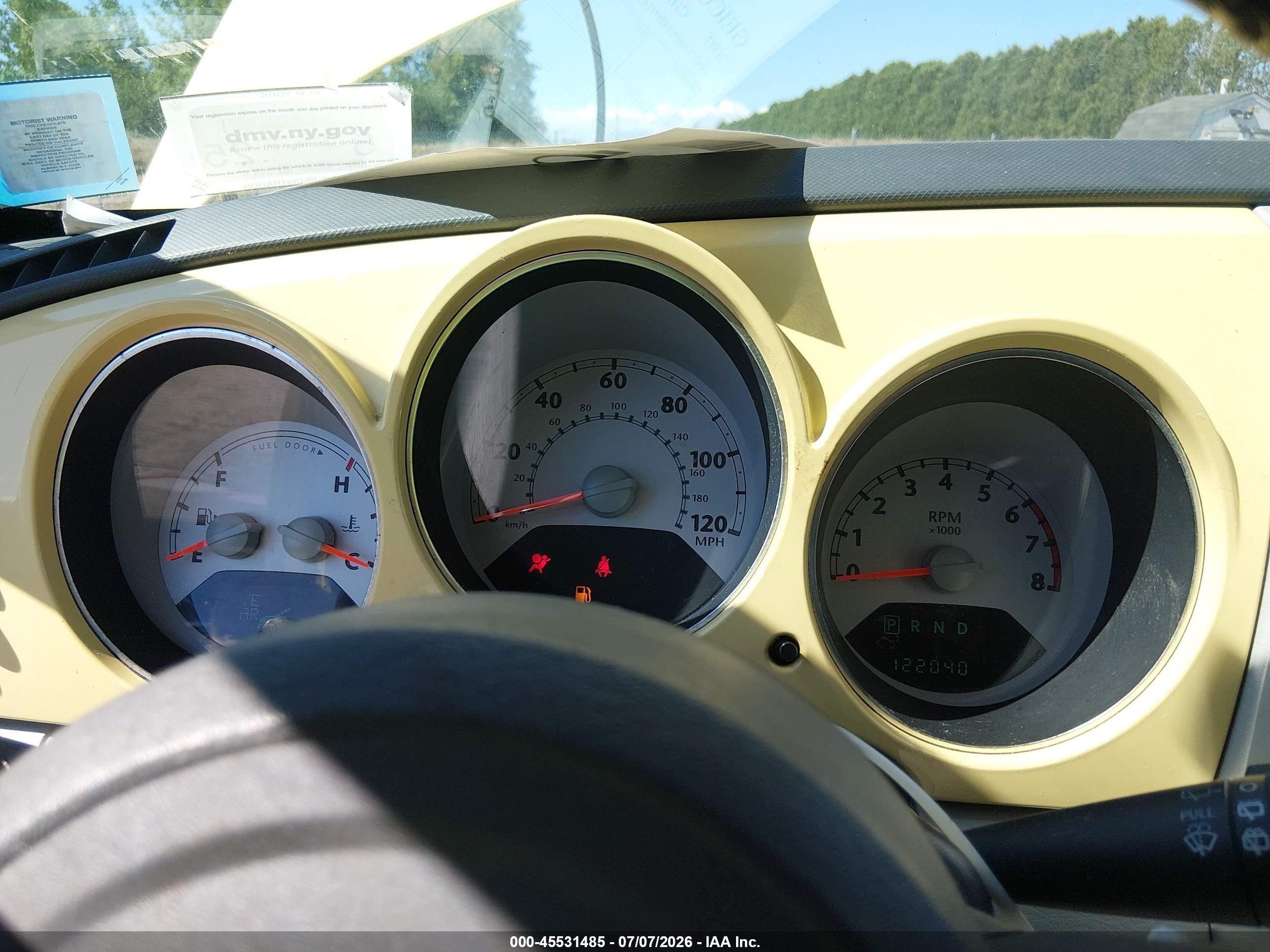 2007 Chrysler Pt Cruiser Limited Yellow vin: 3A8FY68B07T632224