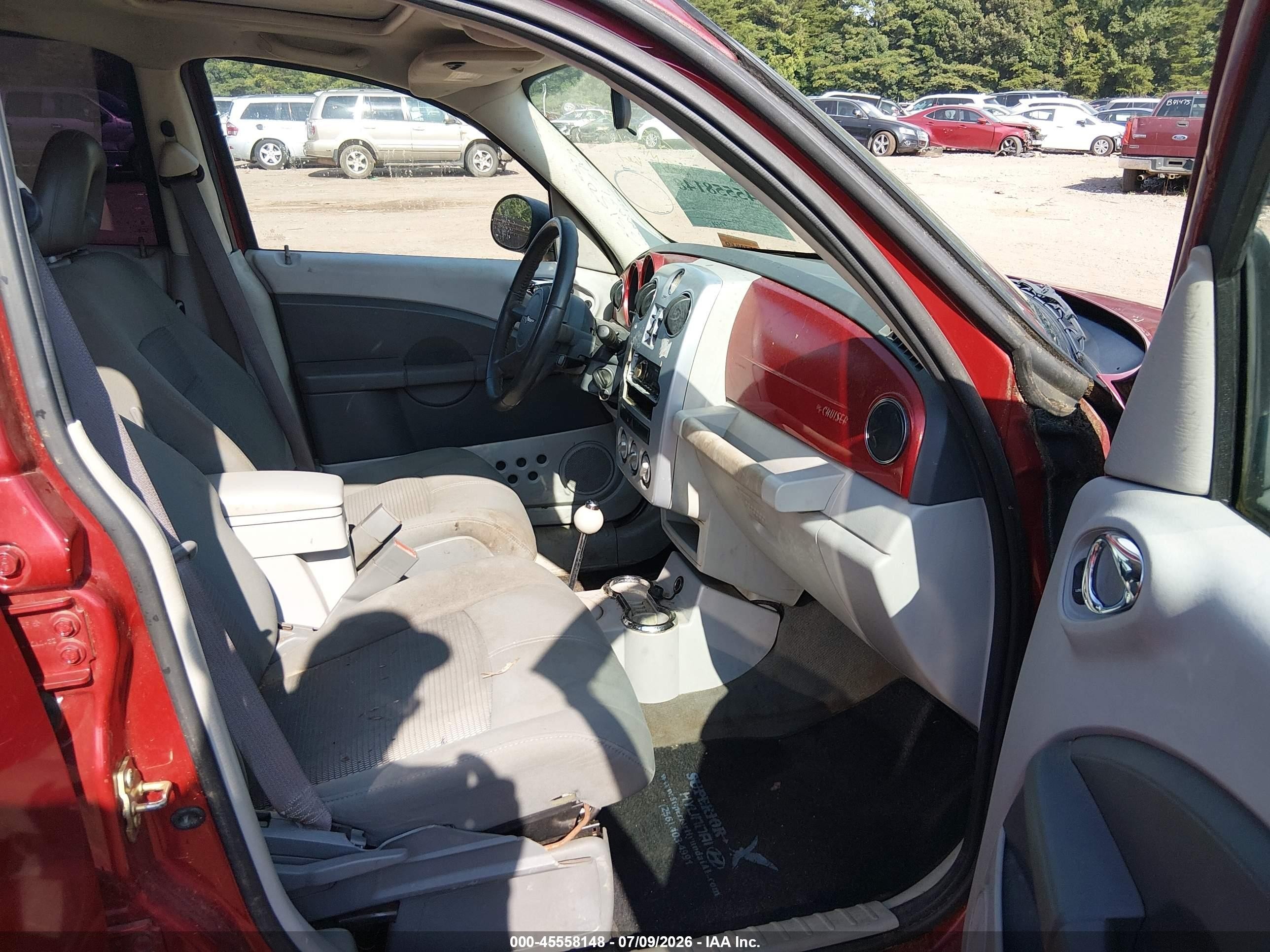 2007 Chrysler Pt Cruiser Limited Red vin: 3A8FY68B37T531503