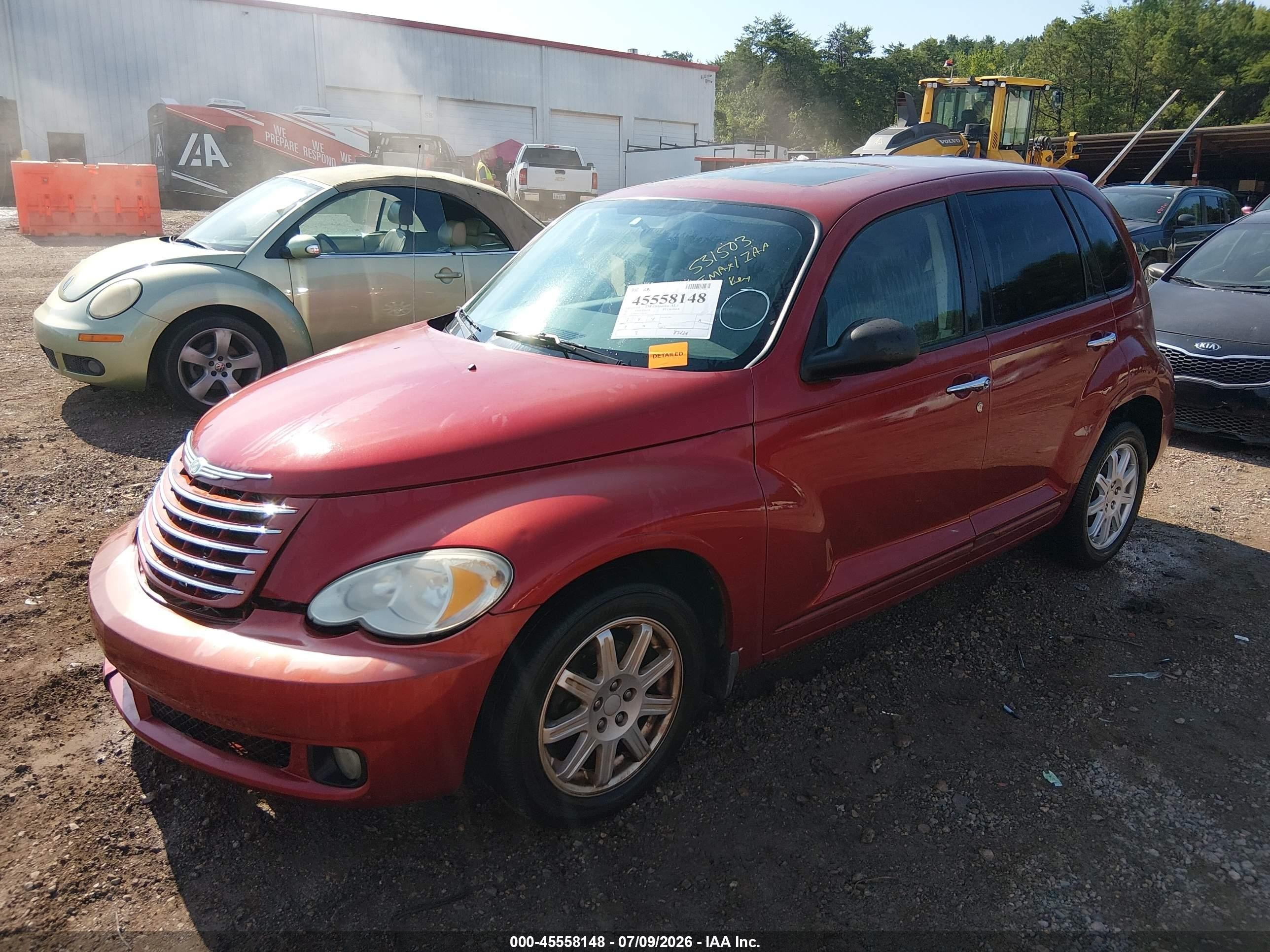 2007 Chrysler Pt Cruiser Limited Red vin: 3A8FY68B37T531503